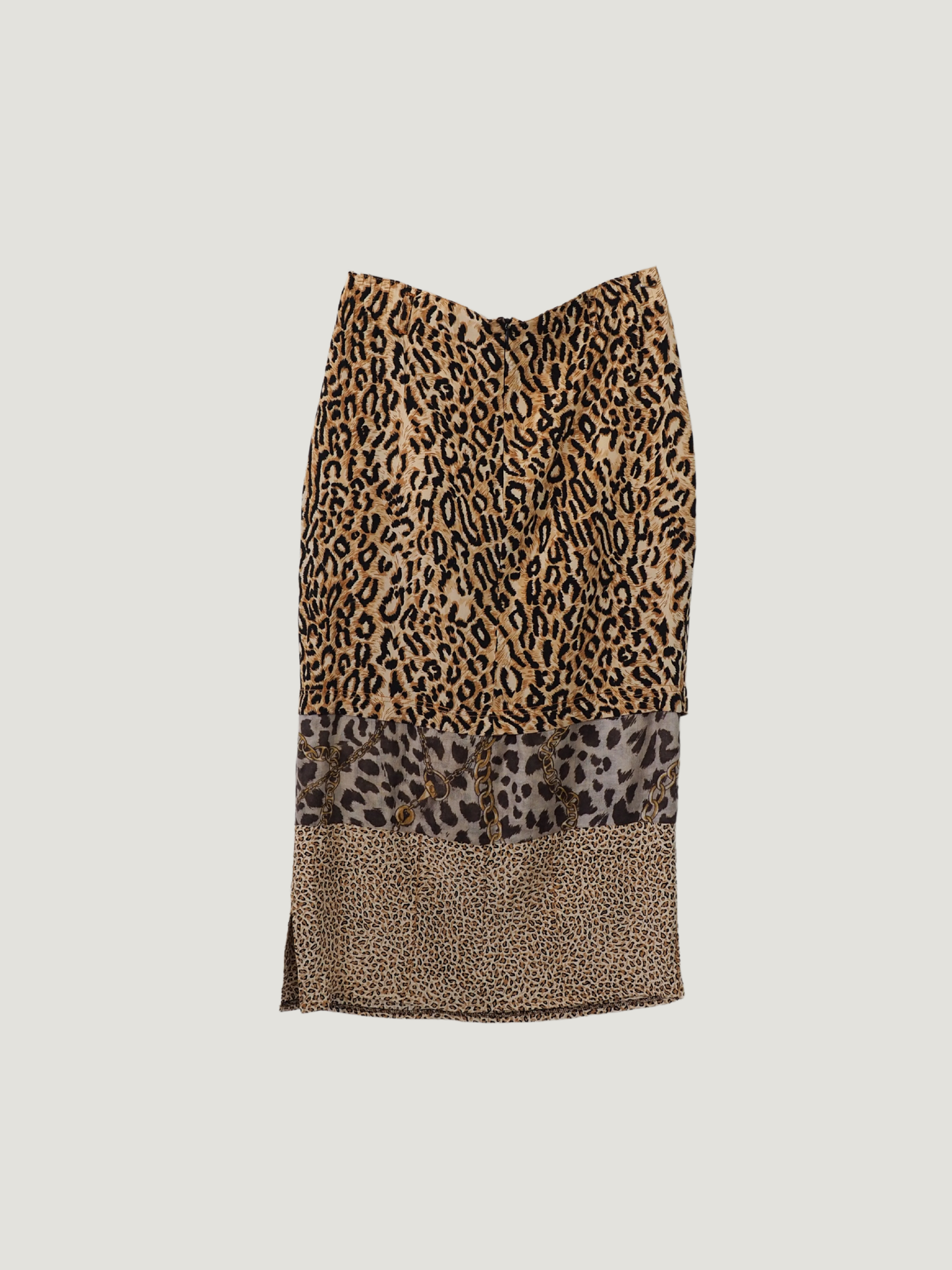 Pre-Owned Vintage Vera Cristina Animal Print Skirt (30")