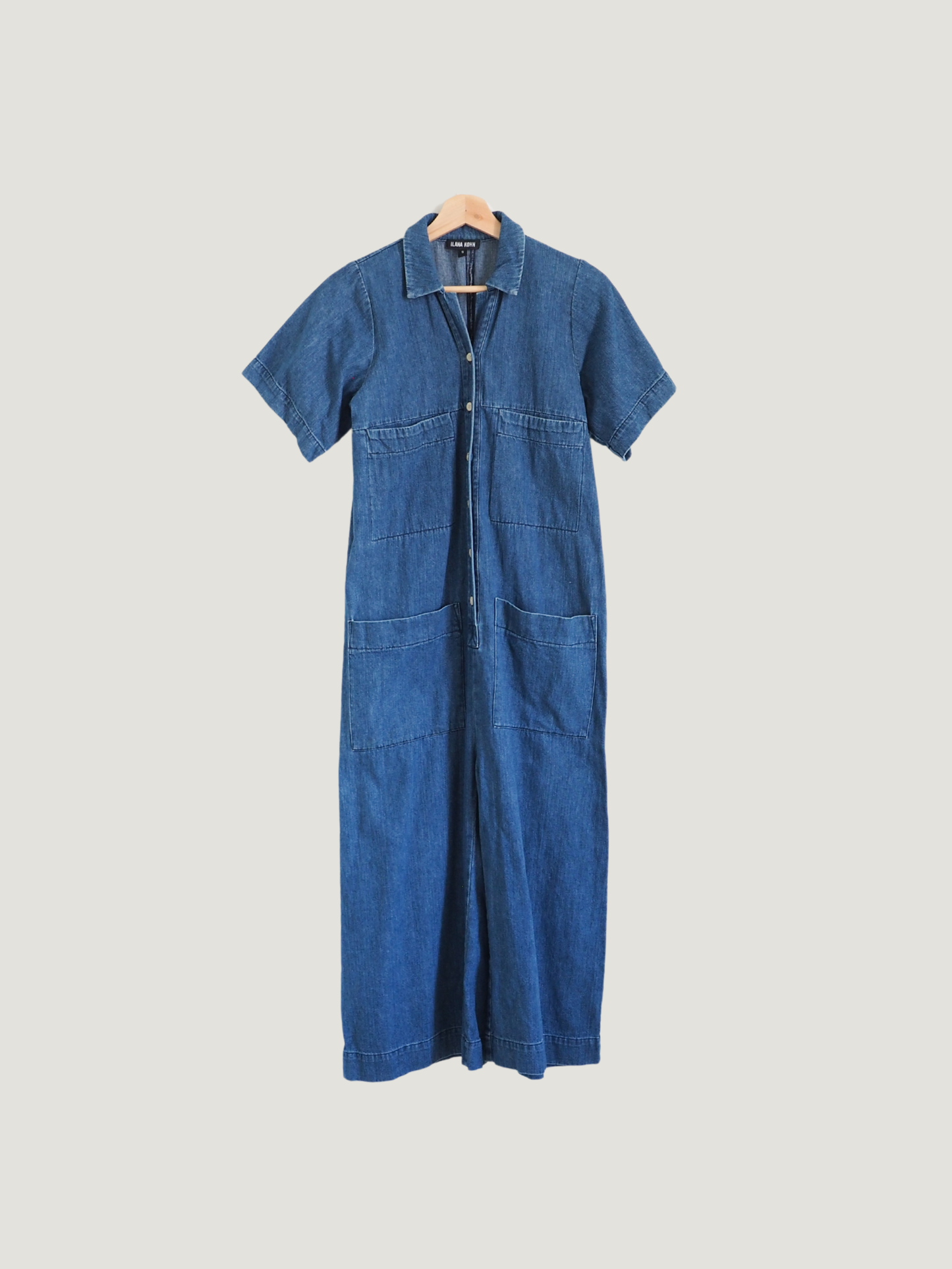 Pre-Owned Ilana Kohn Denim Jumpsuit (S)