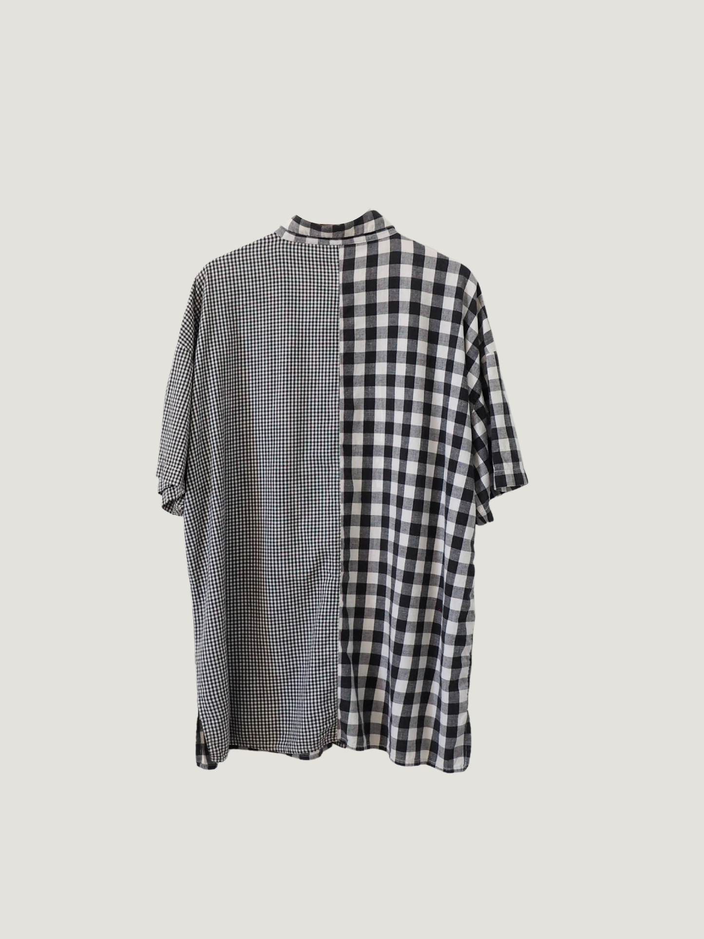 Pre-Owned Vintage Gingham & Stripe Shirt (L)