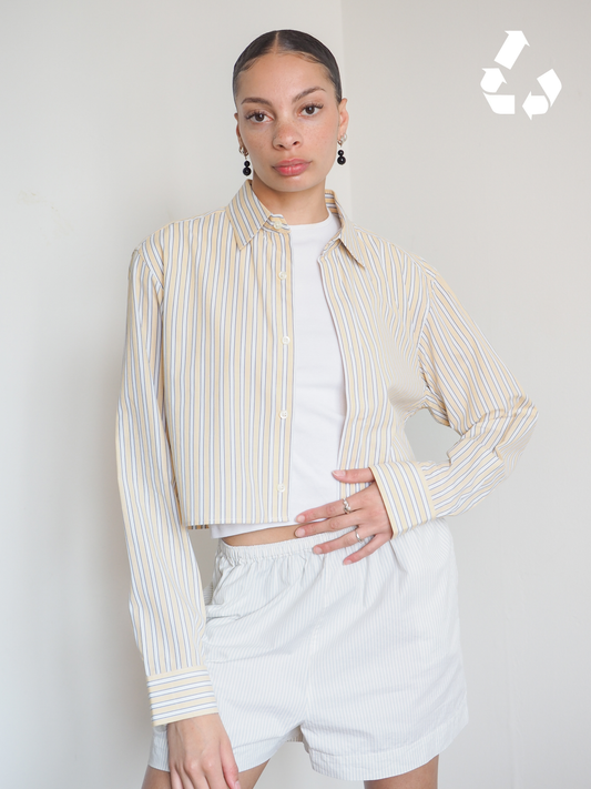 Collective Will Re-Worked Cropped Shirt