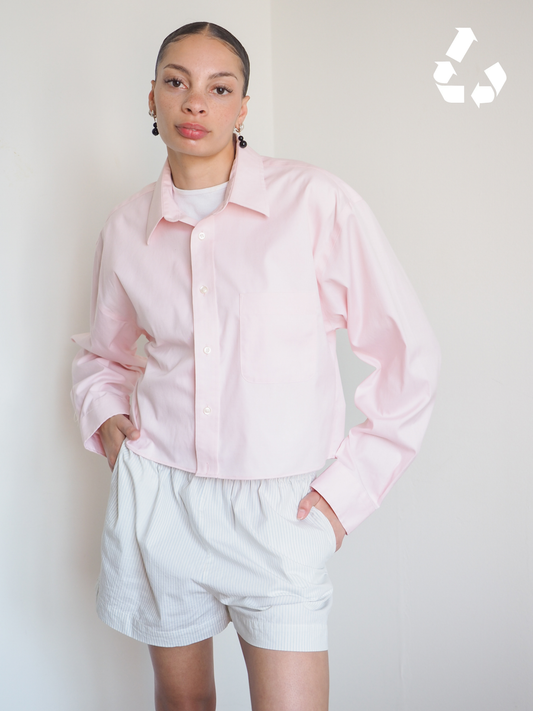 Collective Will Re-Worked Cropped Shirt