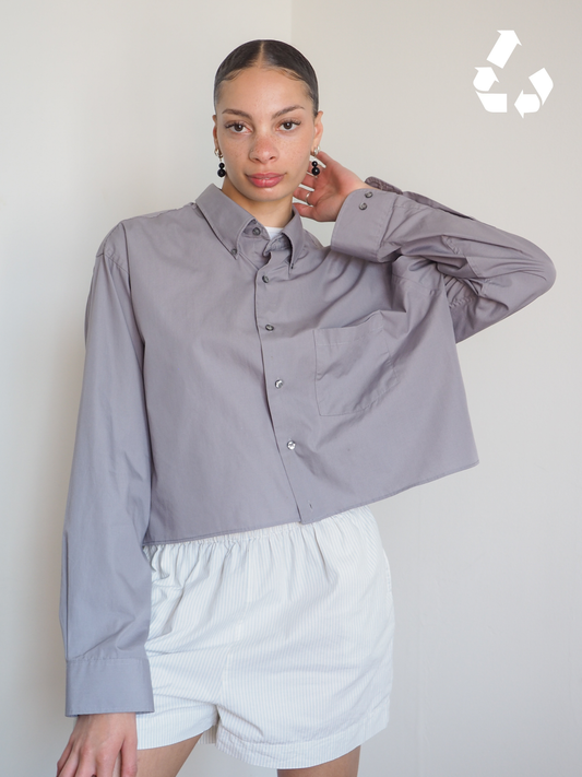 Collective Will Re-Worked Cropped Shirt