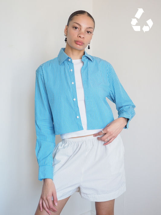 Collective Will Re-Worked Cropped Shirt