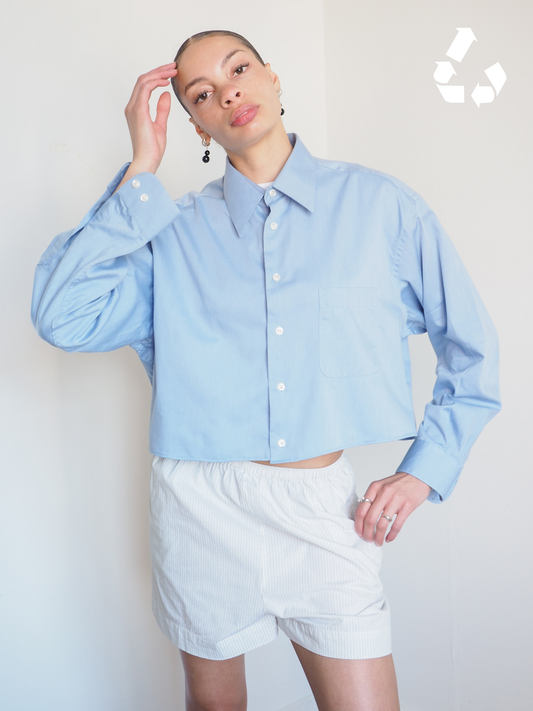 Collective Will Re-Worked Cropped Shirt