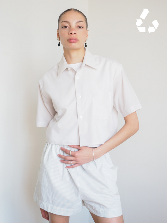 Collective Will Re-Worked Cropped Shirt