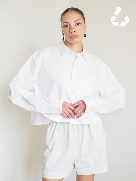 Collective Will Re-Worked Cropped Shirt