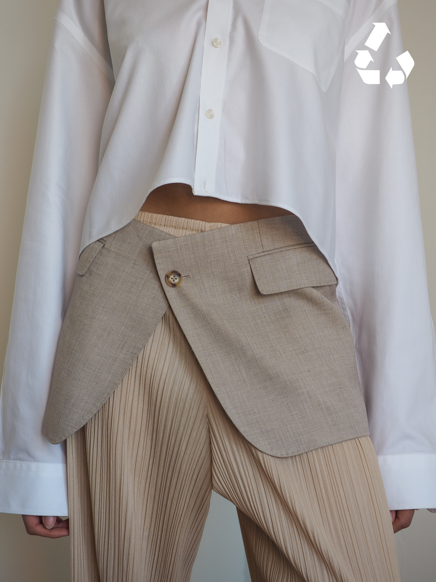 Collective Will Re-Worked Trouser Skirt