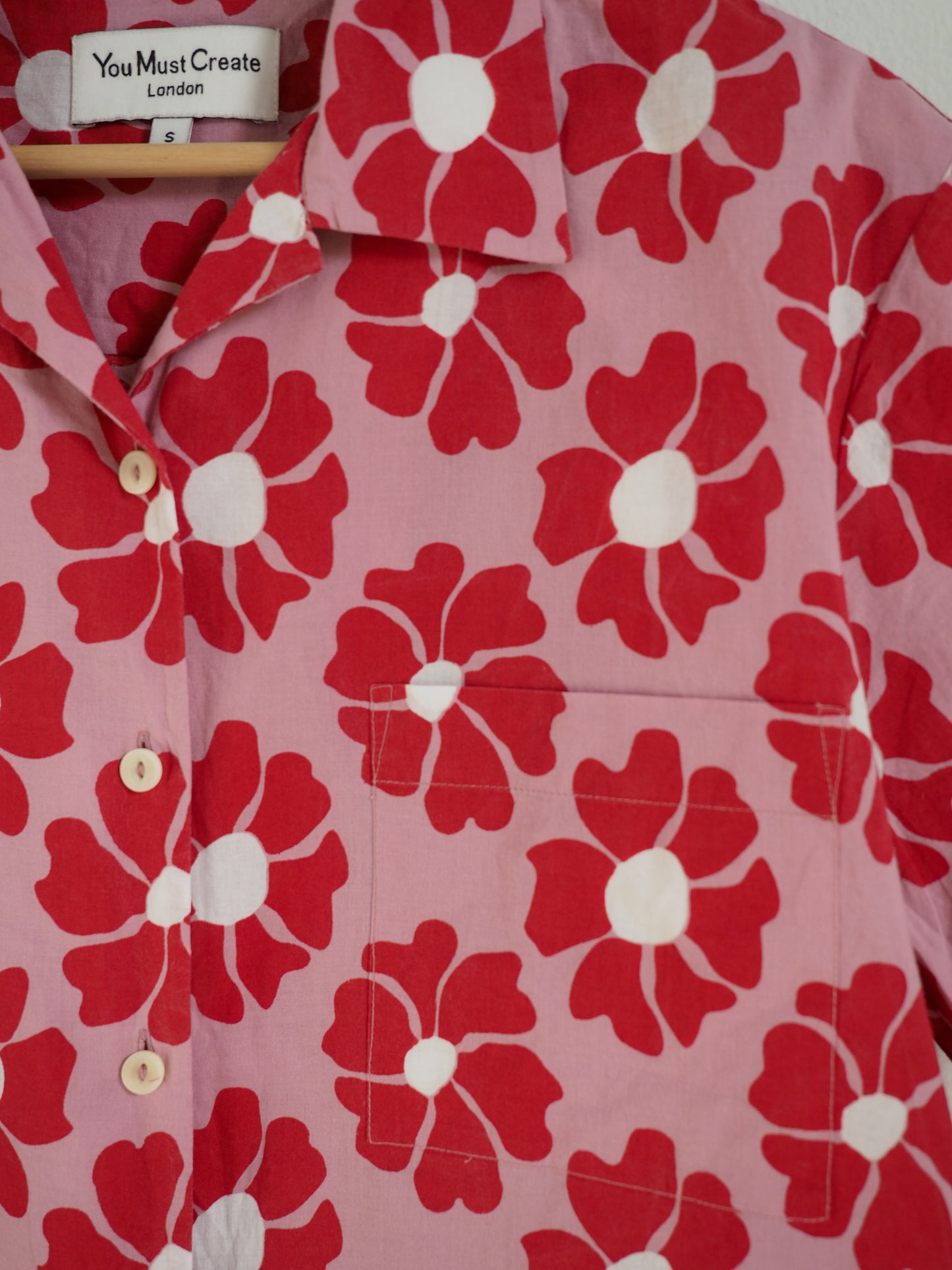 Pre-Owned You Must Create Floral Shirt (S/M)