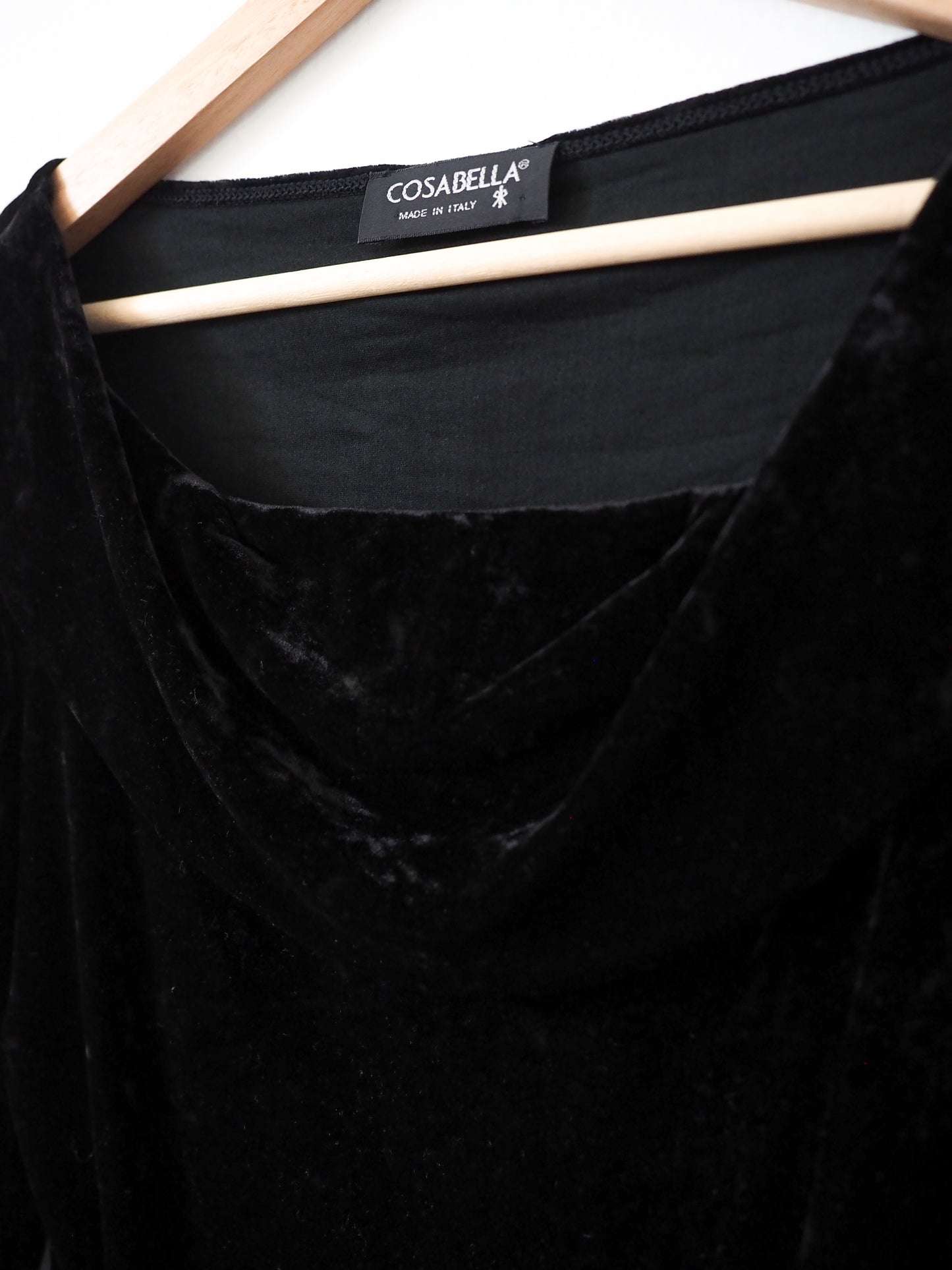 Pre-Owned Vintage Cosabelle Velvet Bodysuit (M)