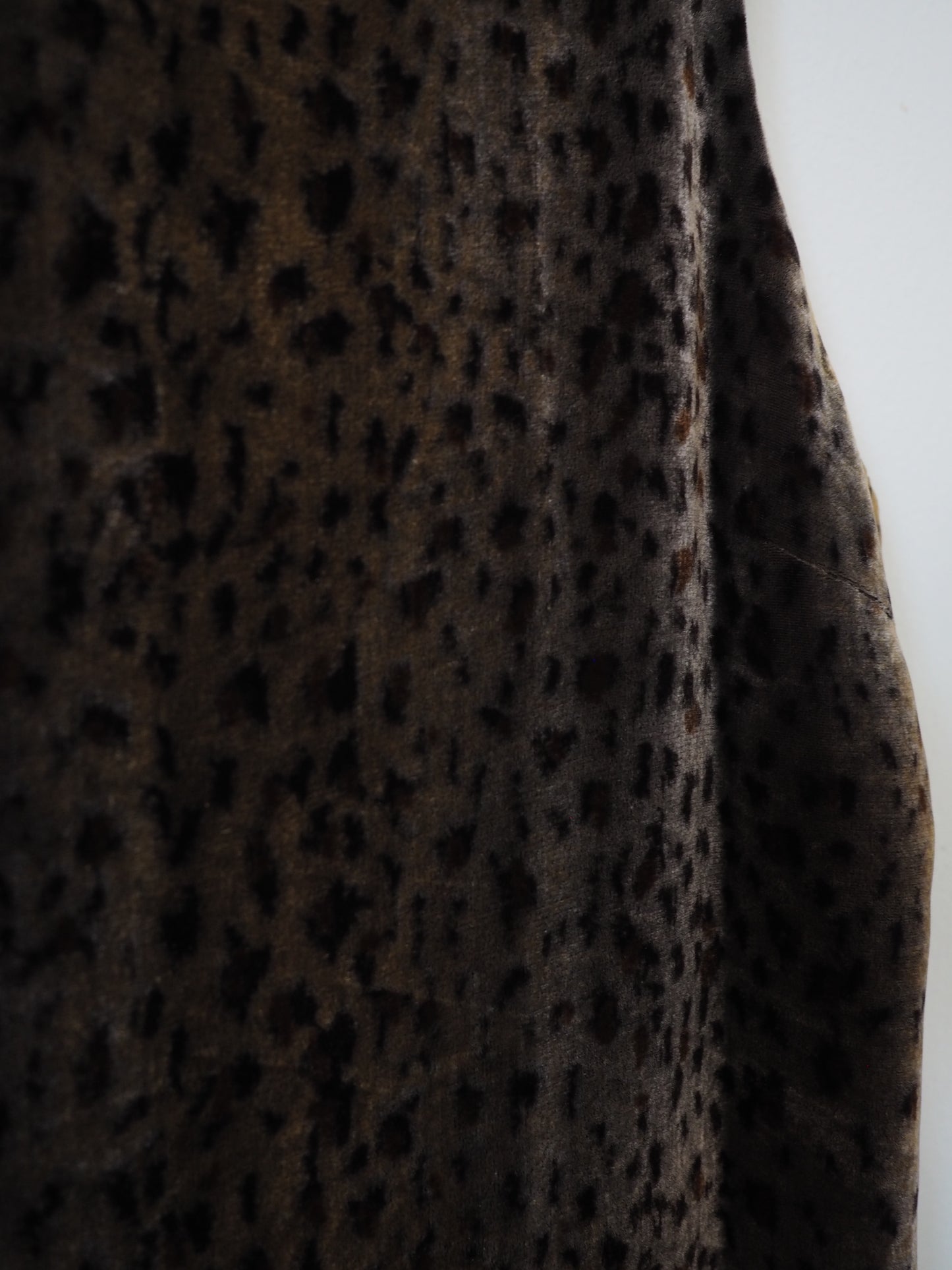 Pre-Owned Vintage Folio Velvet Leopard Dress (S)