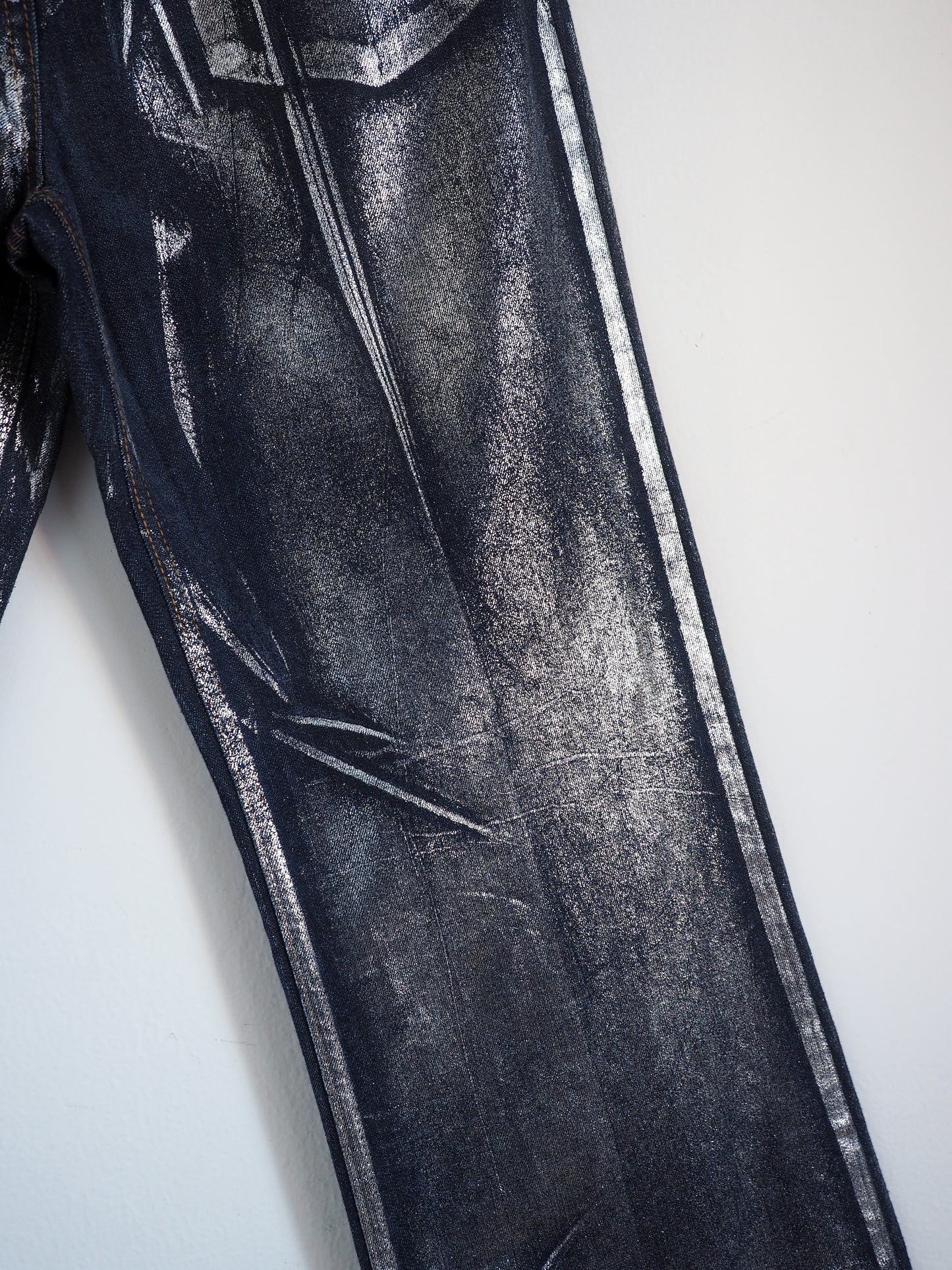 Blui Silver Foil Jeans (32" midrise)