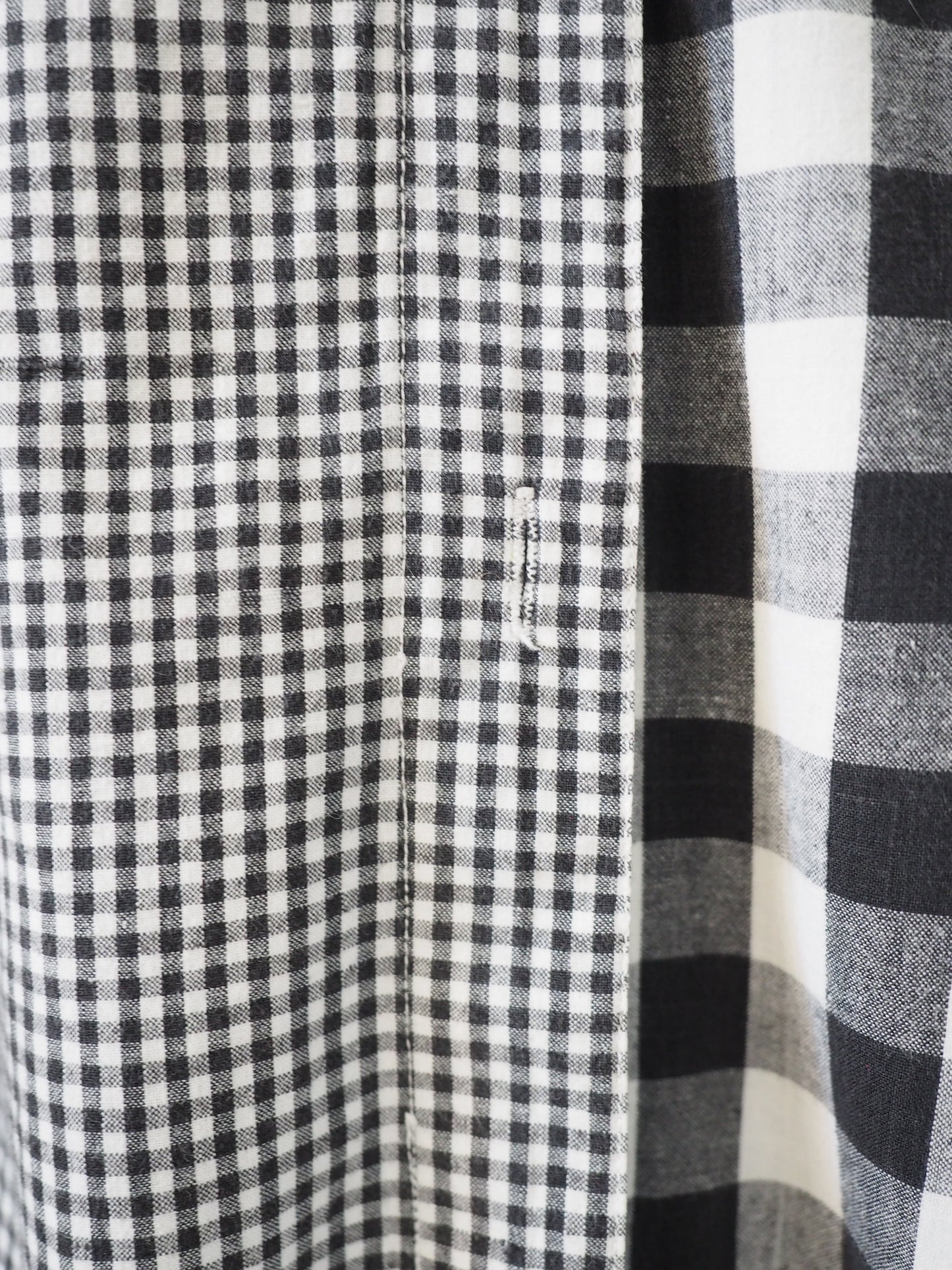 Pre-Owned Vintage Gingham & Stripe Shirt (L)