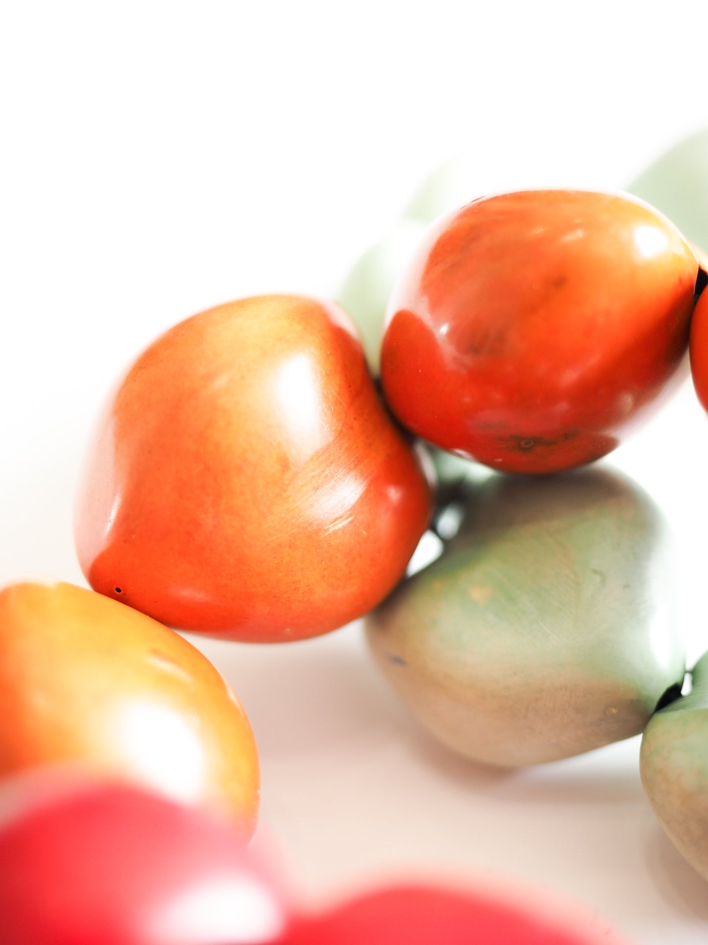Pre-Owned Wooden Beaded Bracelet Trio