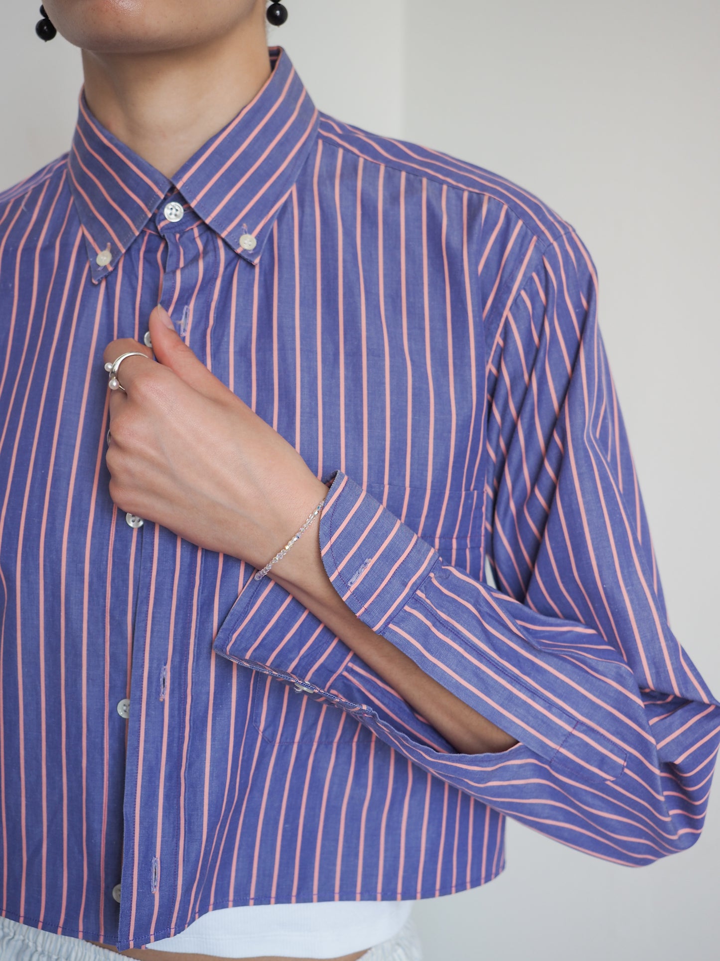 Collective Will Re-Worked Cropped Shirt