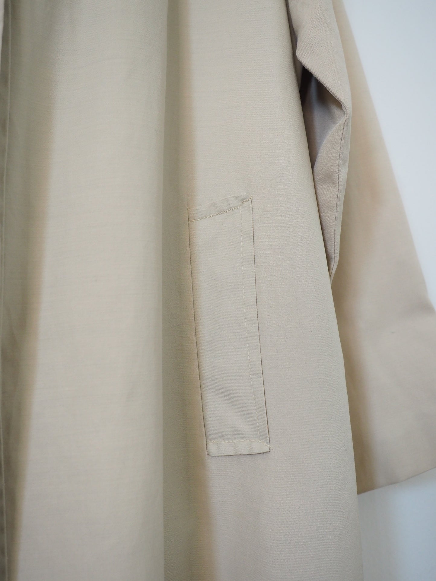 Pre-Owned Vintage Short Collar Trench Coat (S)