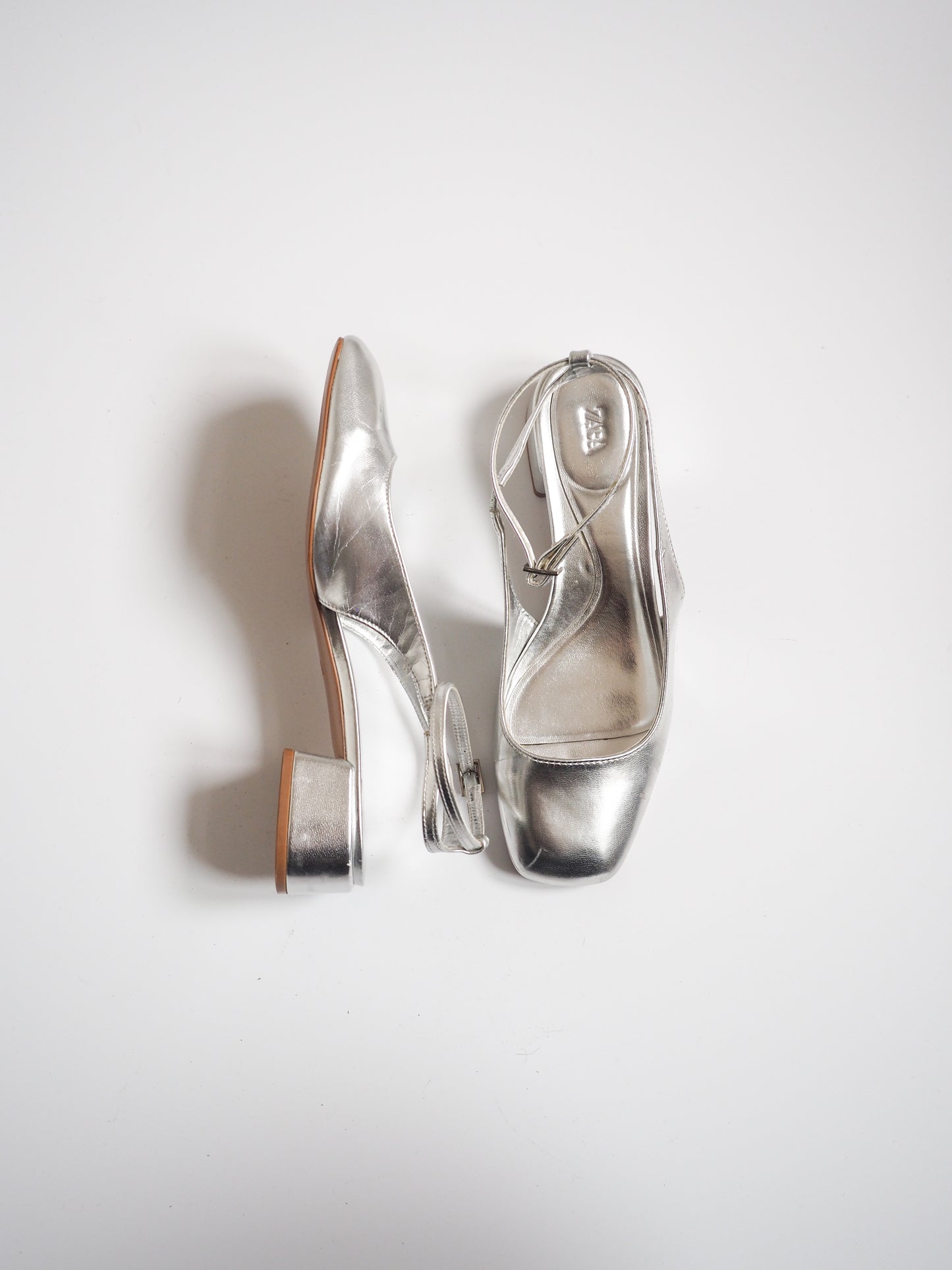 Pre-Owned ZARA Mary Jane Flats (38)