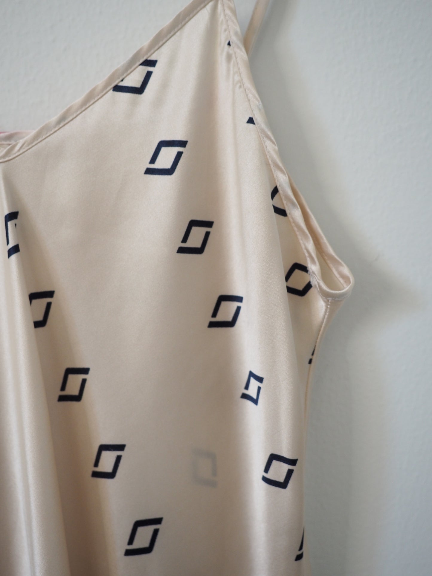 Pre-Owned Vintage Geometric Slip Dress (S)