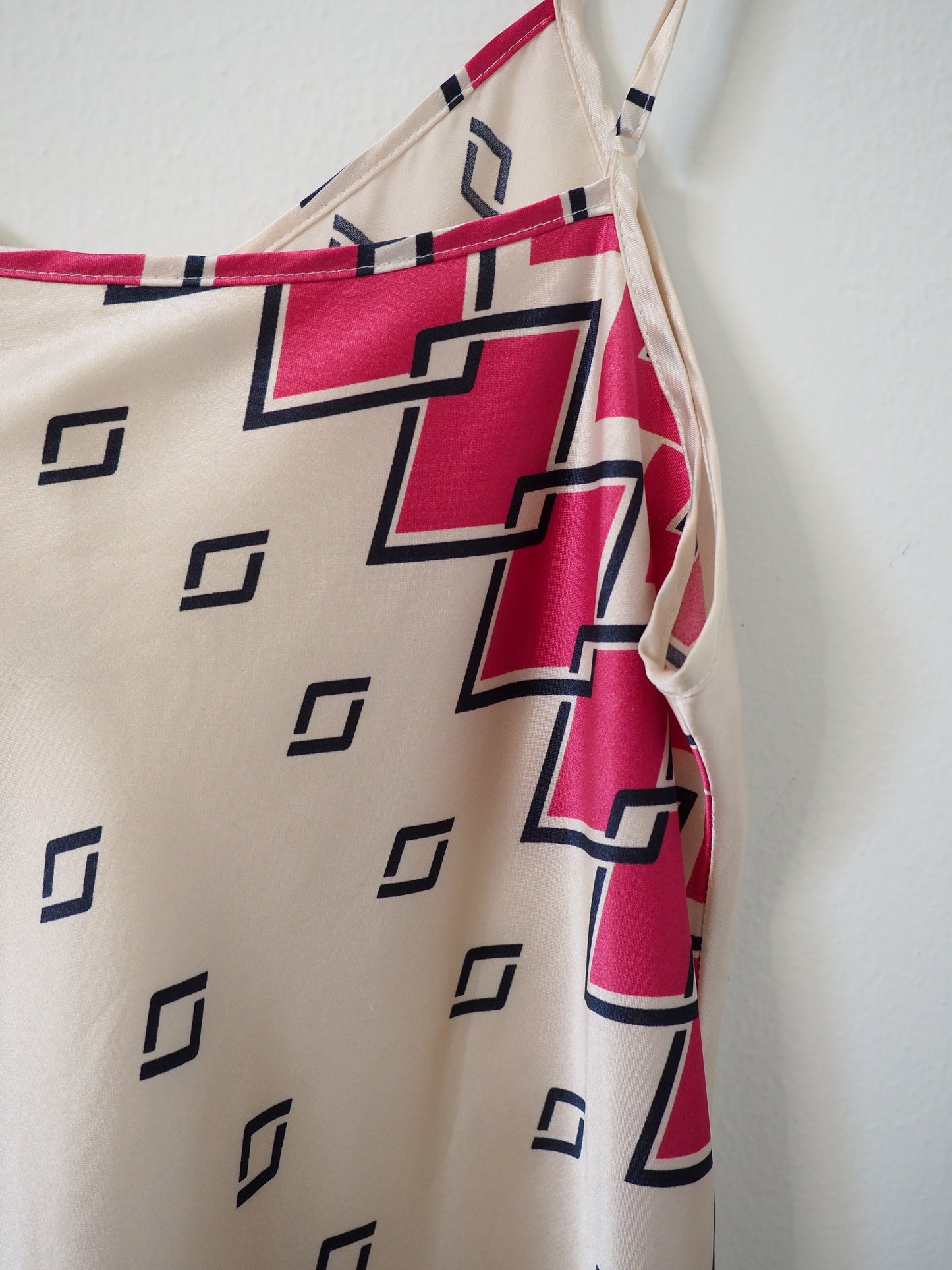 Pre-Owned Vintage Geometric Slip Dress (S)
