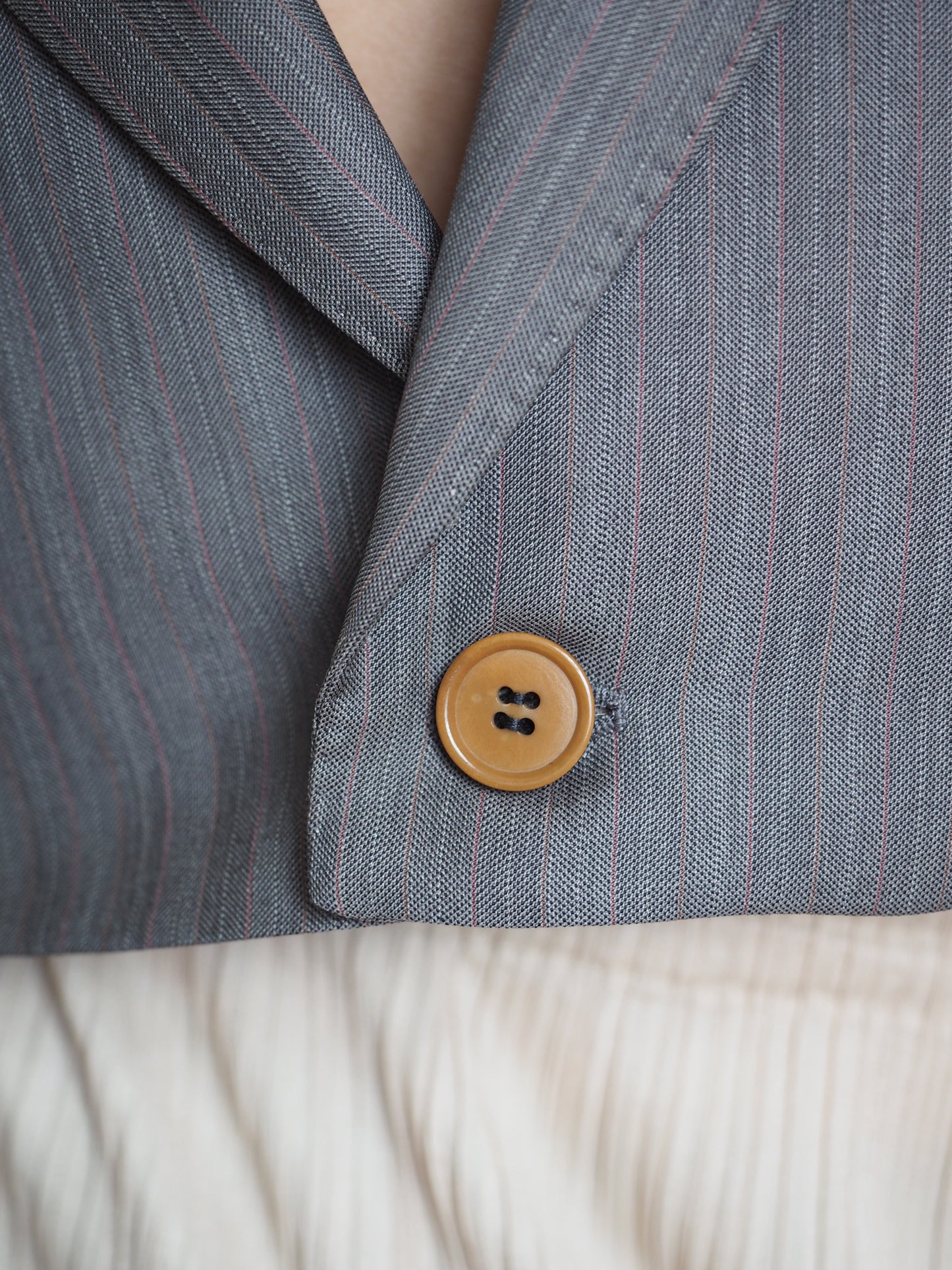 Collective Will Re-Worked Cropped Blazer