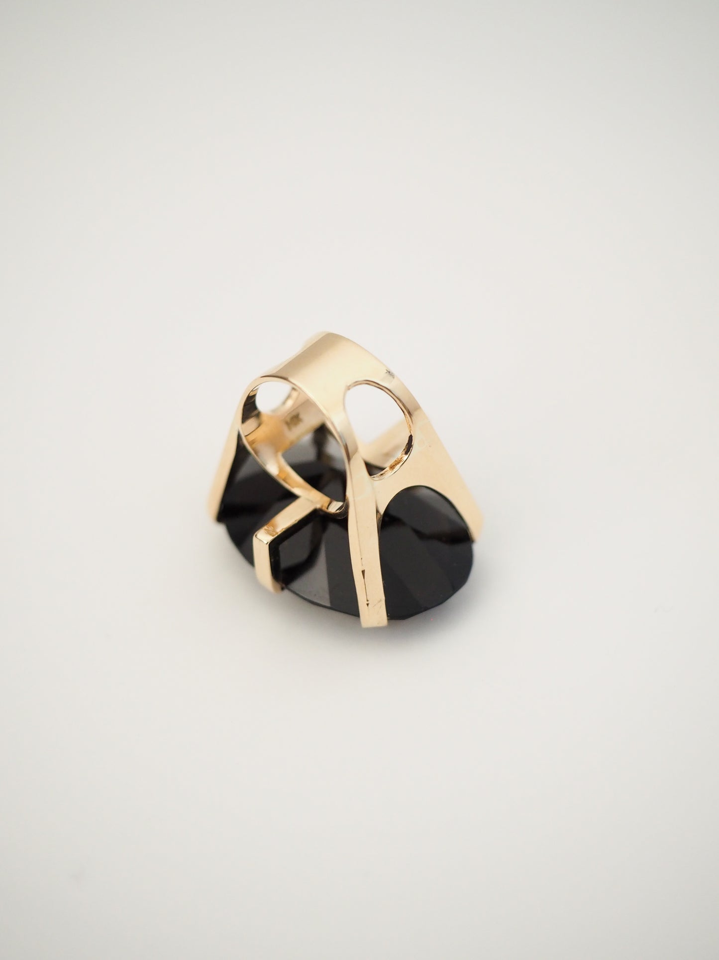 Pre-Owned 14K Gold Smoky Quartz Cocktail Ring