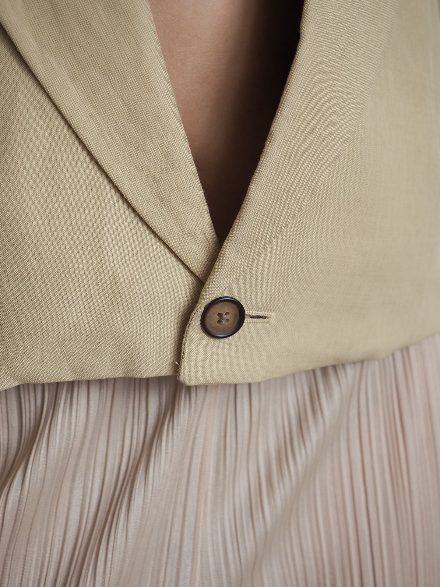 Collective Will Re-Worked Cropped Blazer