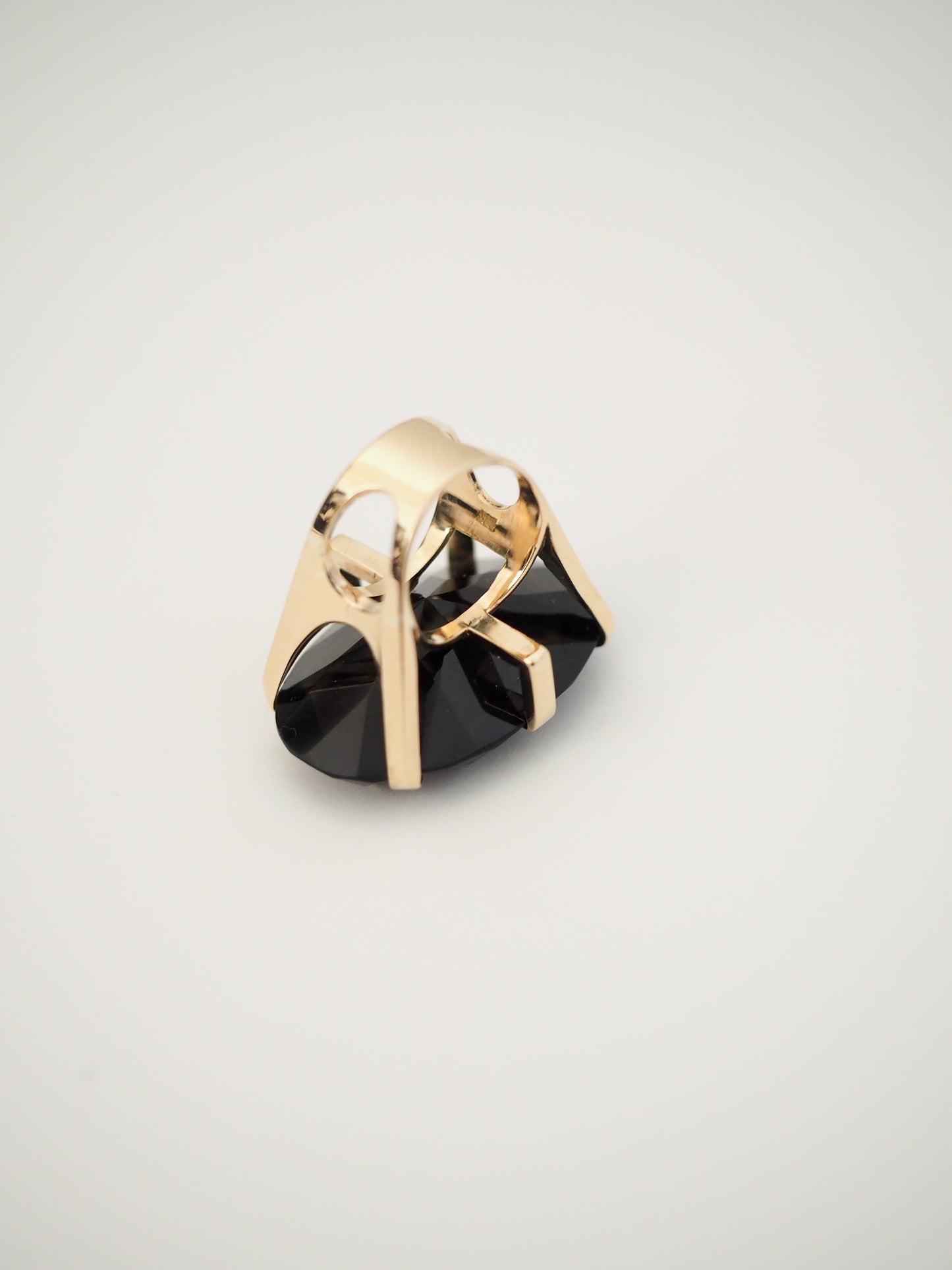 Pre-Owned 14K Gold Smoky Quartz Cocktail Ring