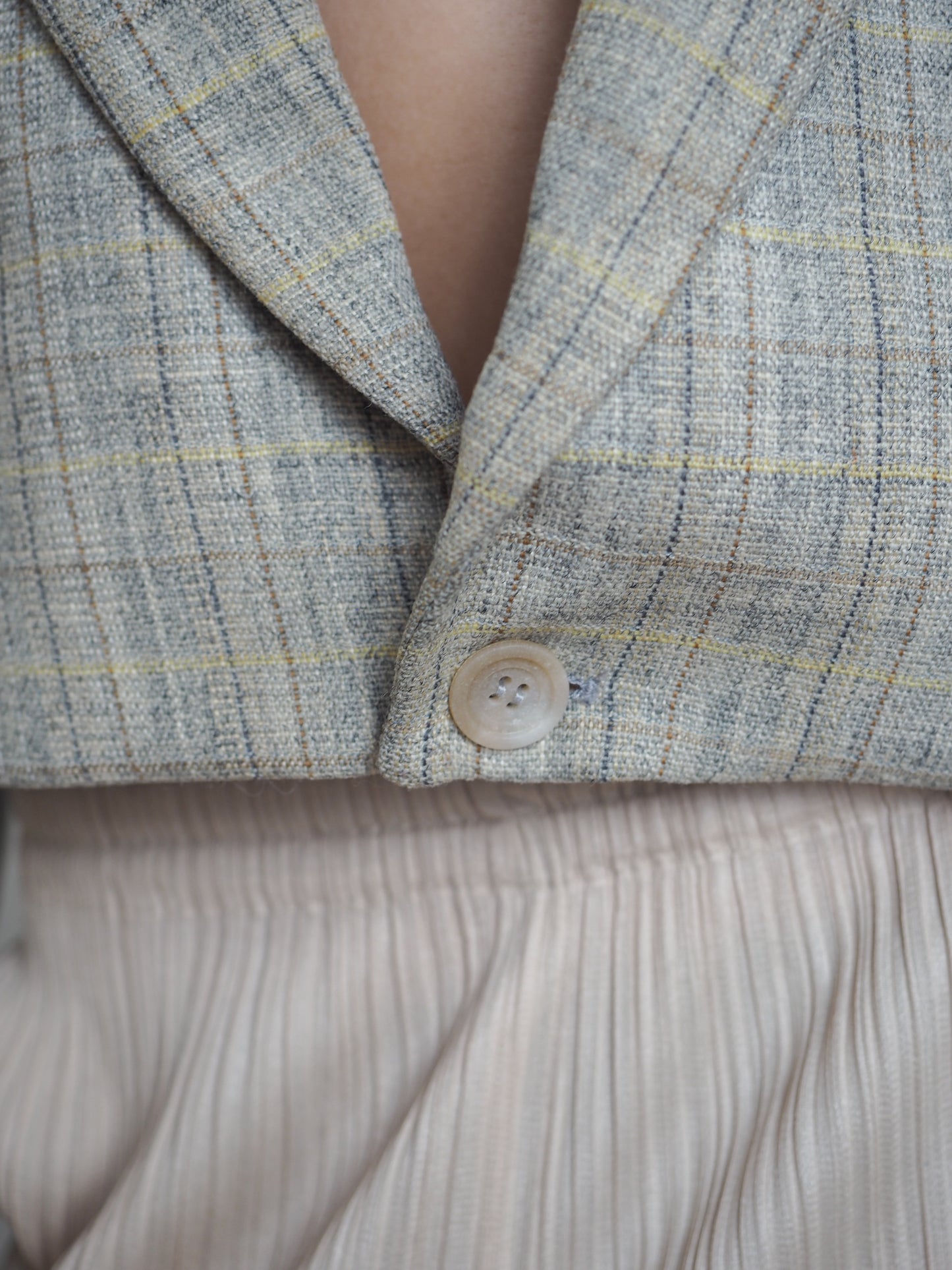 Collective Will Re-Worked Cropped Blazer