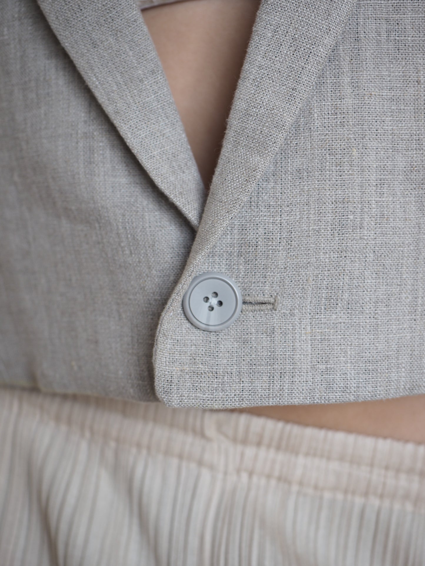 Collective Will Re-Worked Cropped Blazer