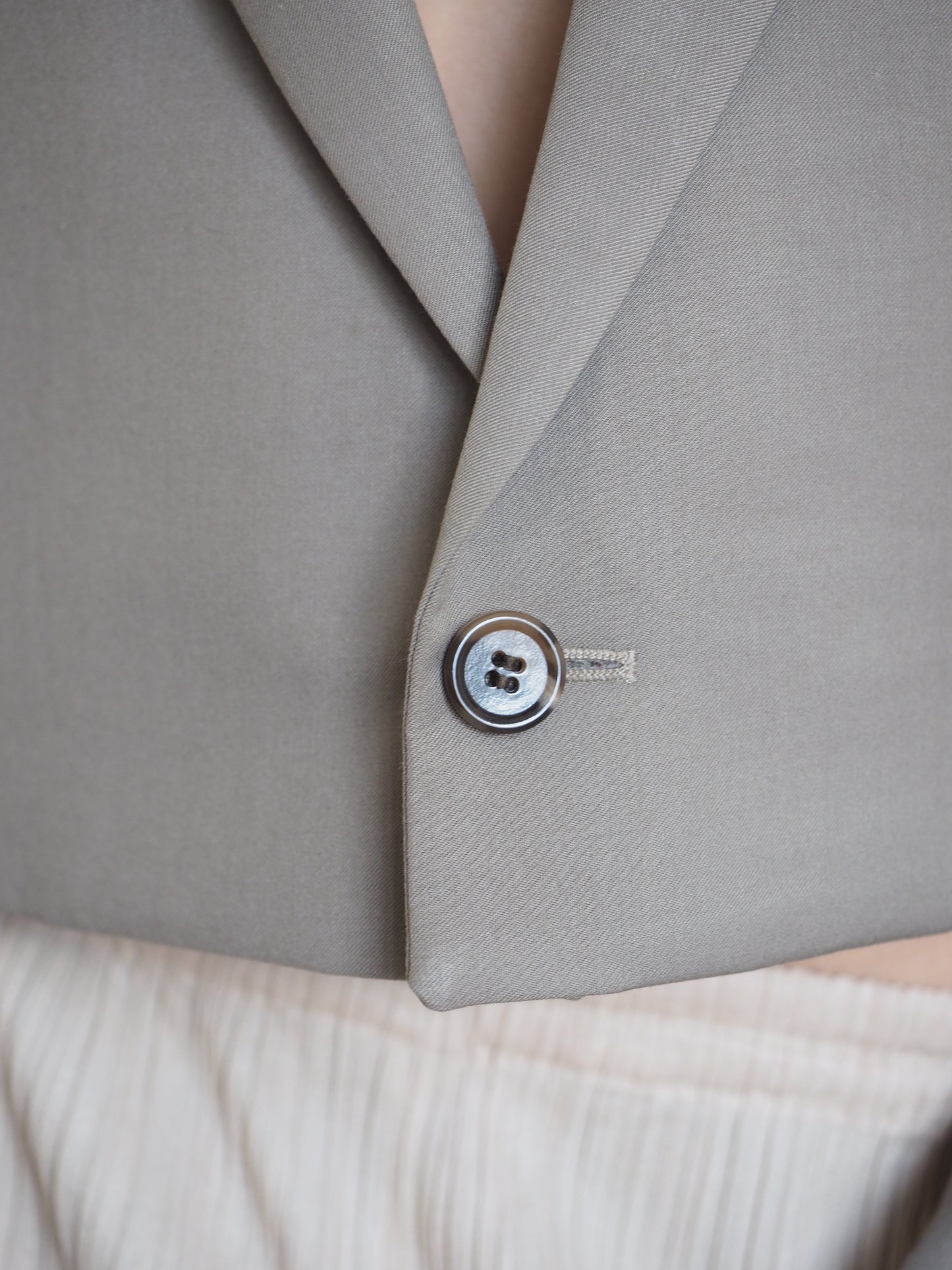 Collective Will Re-Worked Cropped Blazer