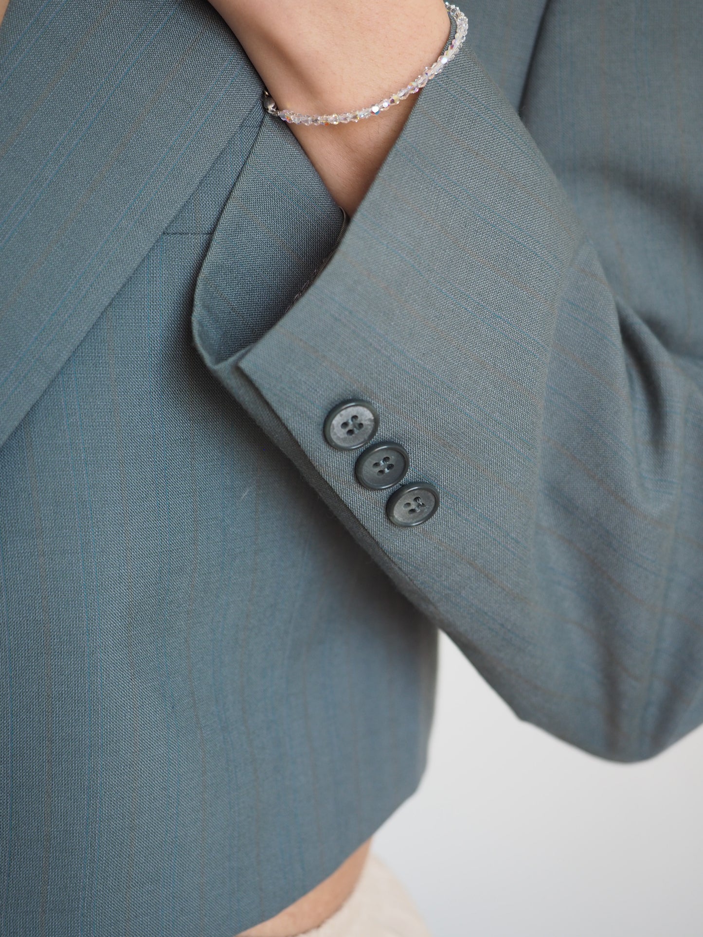 Collective Will Re-Worked Cropped Blazer