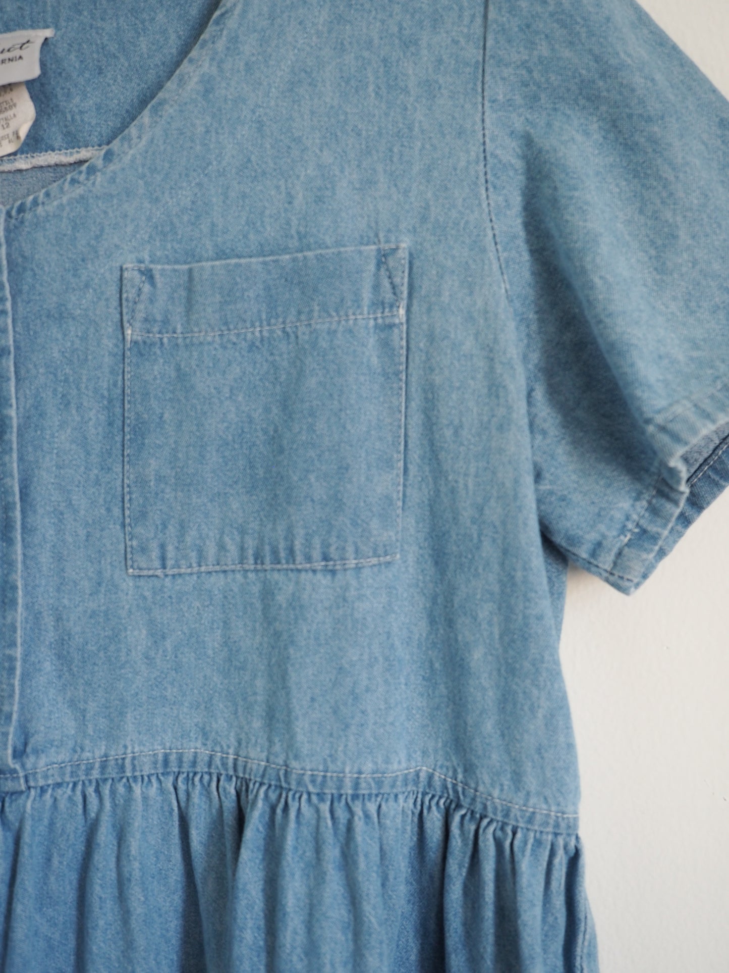 Pre-Owned Vintage Ms Conduct Denim Dress (M)