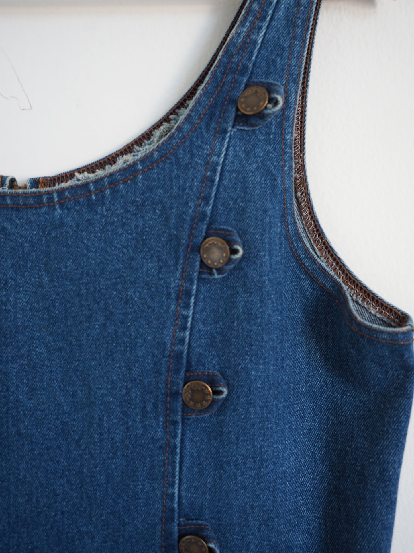 Pre-Owned Vintage Denim Maxi Dress (M/L)