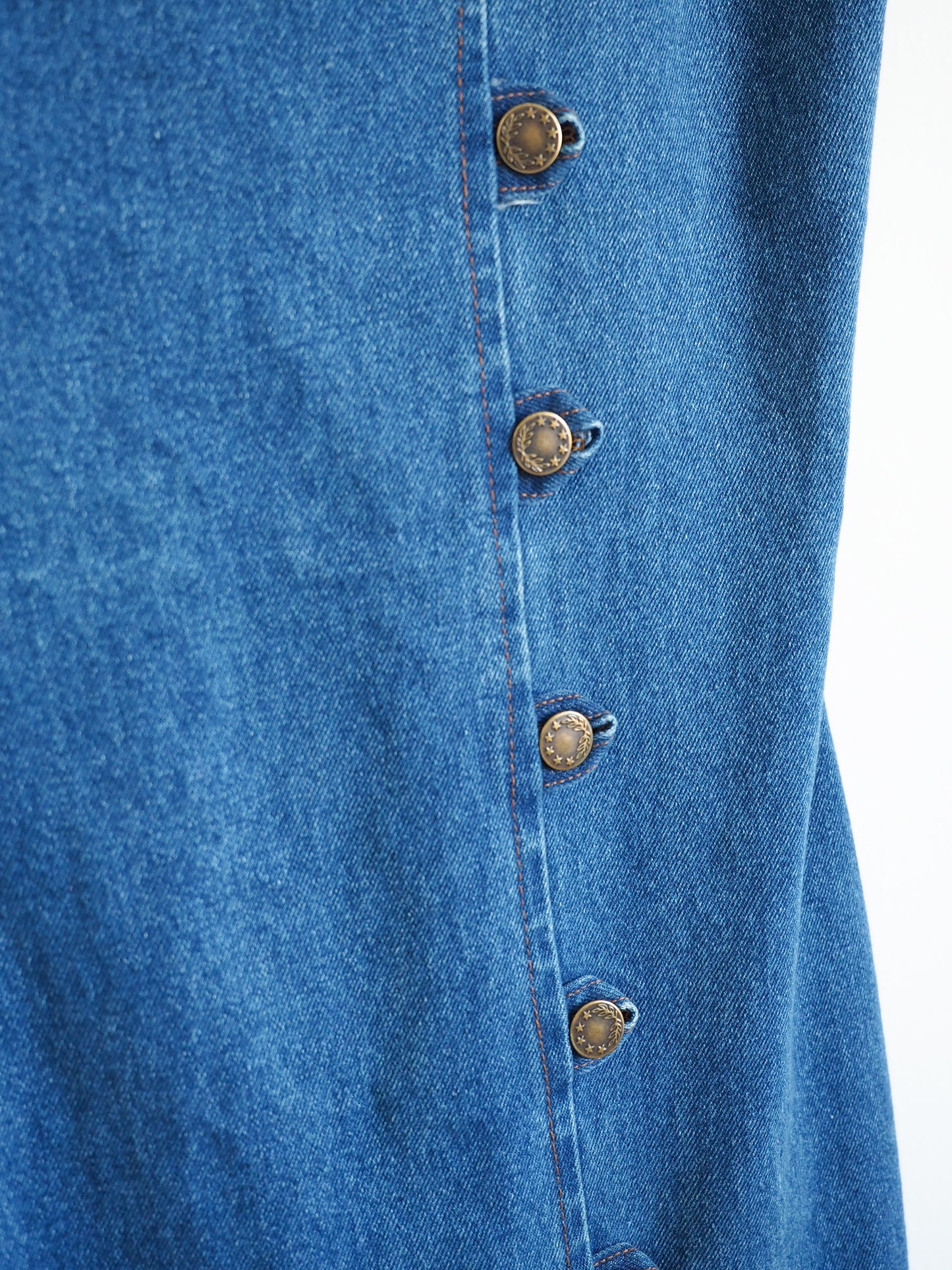 Pre-Owned Vintage Denim Maxi Dress (M/L)