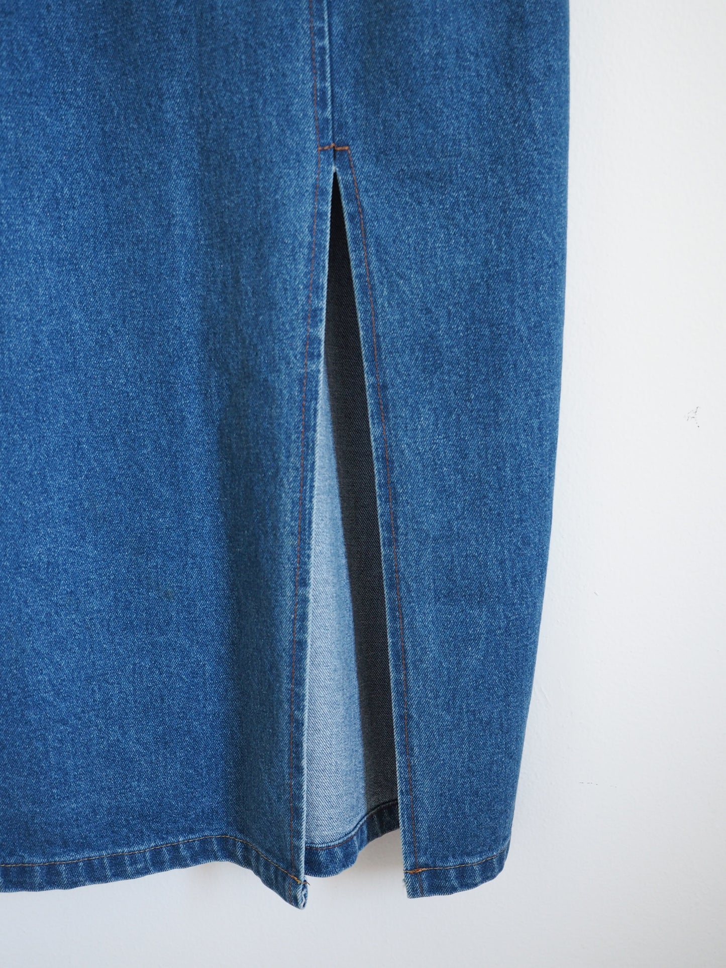 Pre-Owned Vintage Denim Maxi Dress (M/L)