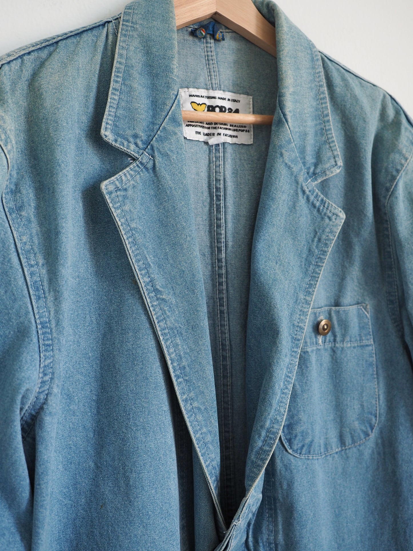 Pre-Owned Vintage Pop 84 Denim Jacket (M)