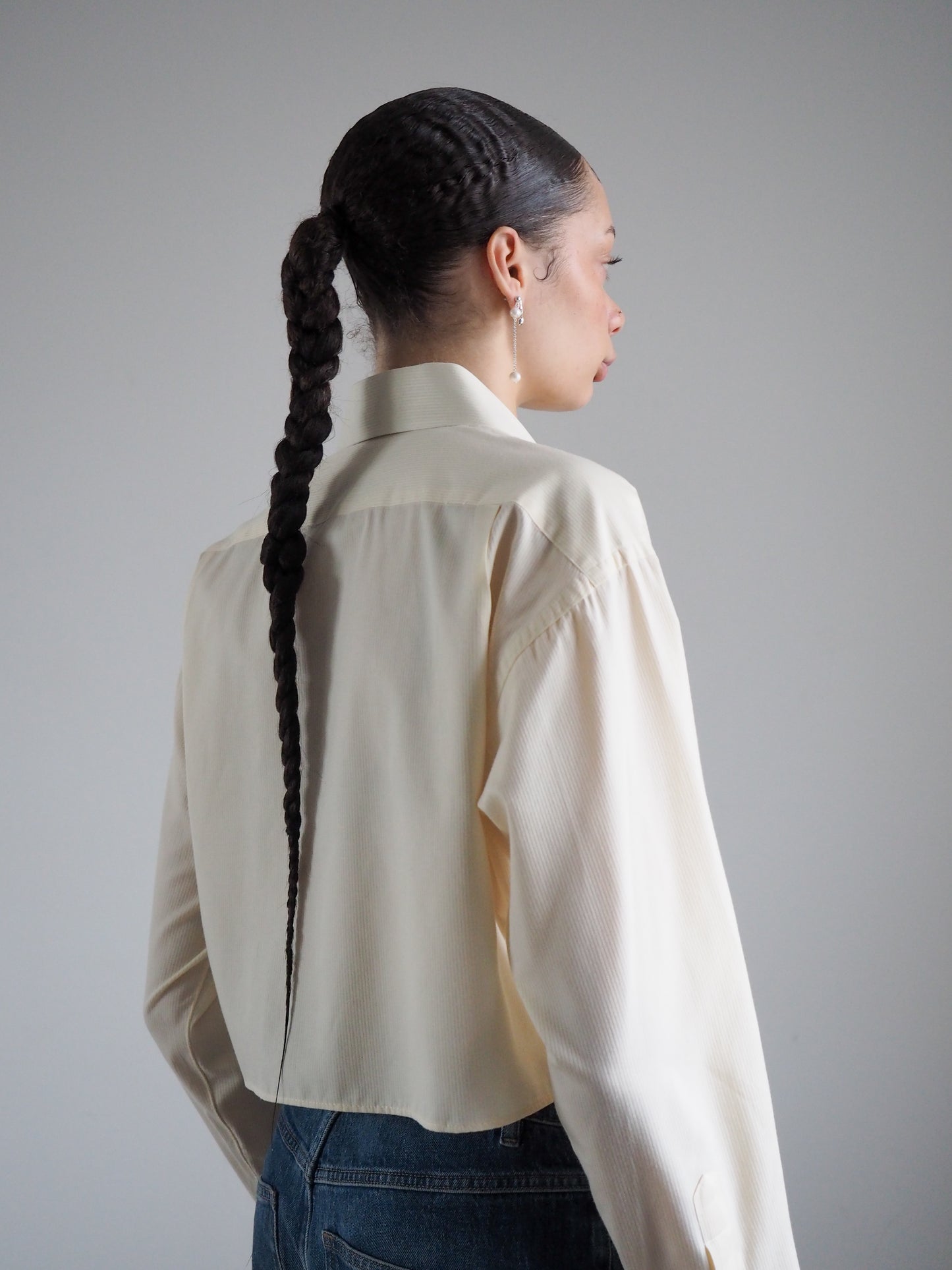 Collective Will Re-Worked Cropped Shirt