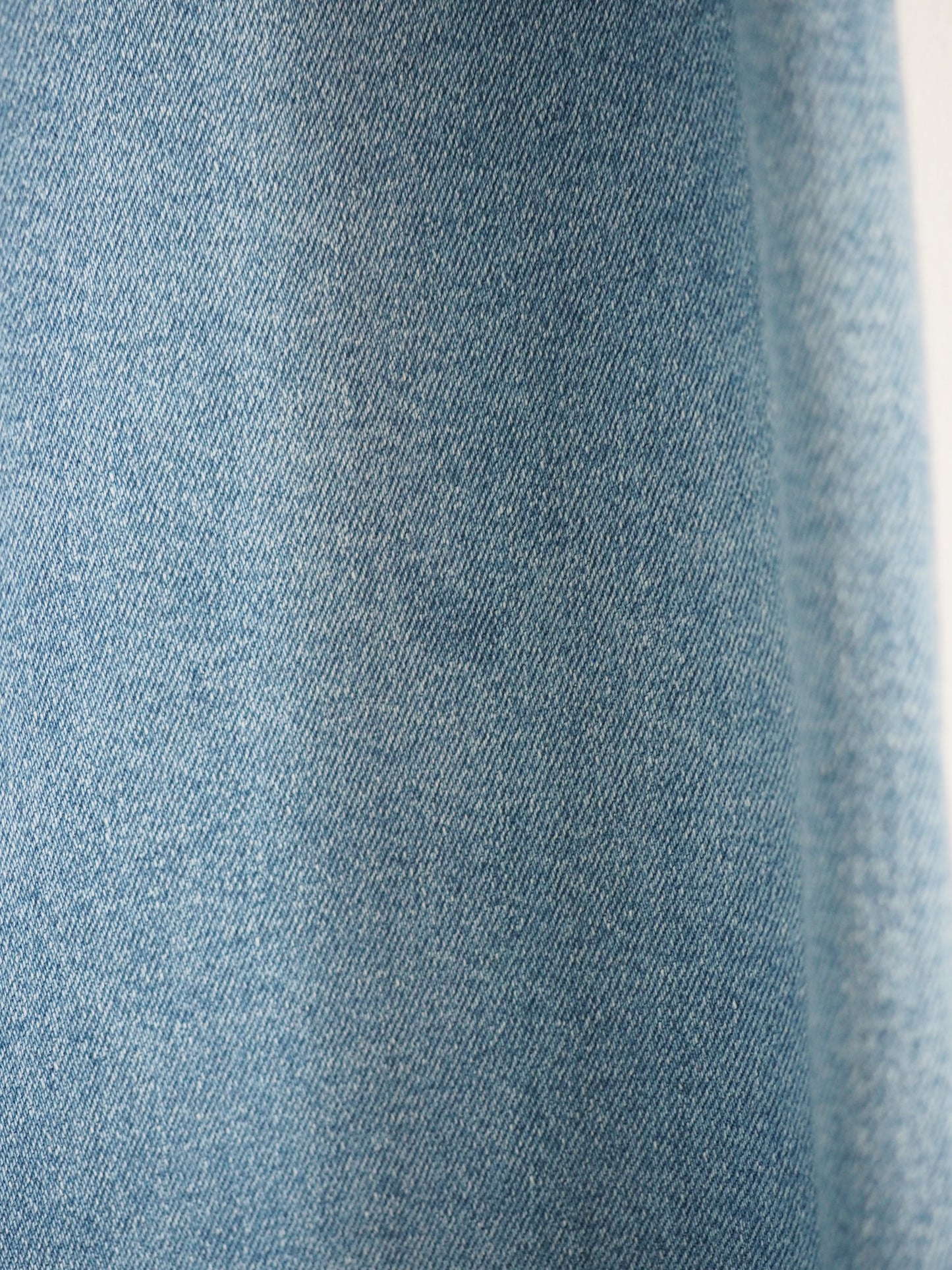 Pre-Owned CREAM Denim Maxi Skirt (28")