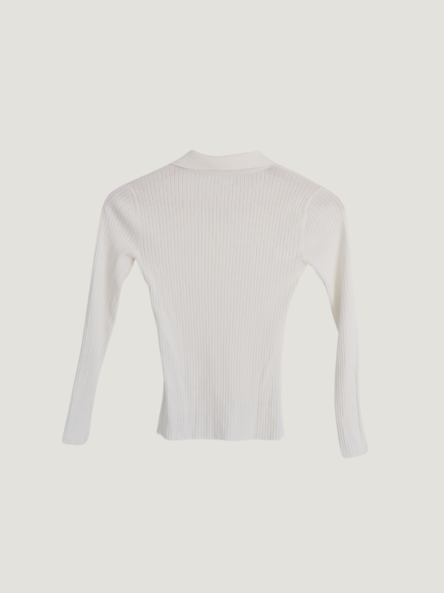 Pre-Owned Ribbed 3/4 Sleeve Shirt (XS)