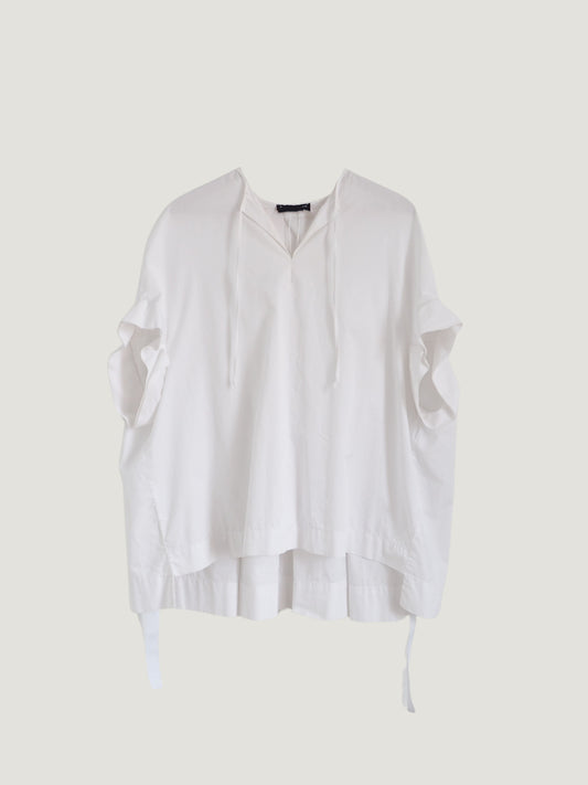 Pre-Owned Denis Gagnon Oversized Pleated Back Shirt (S)