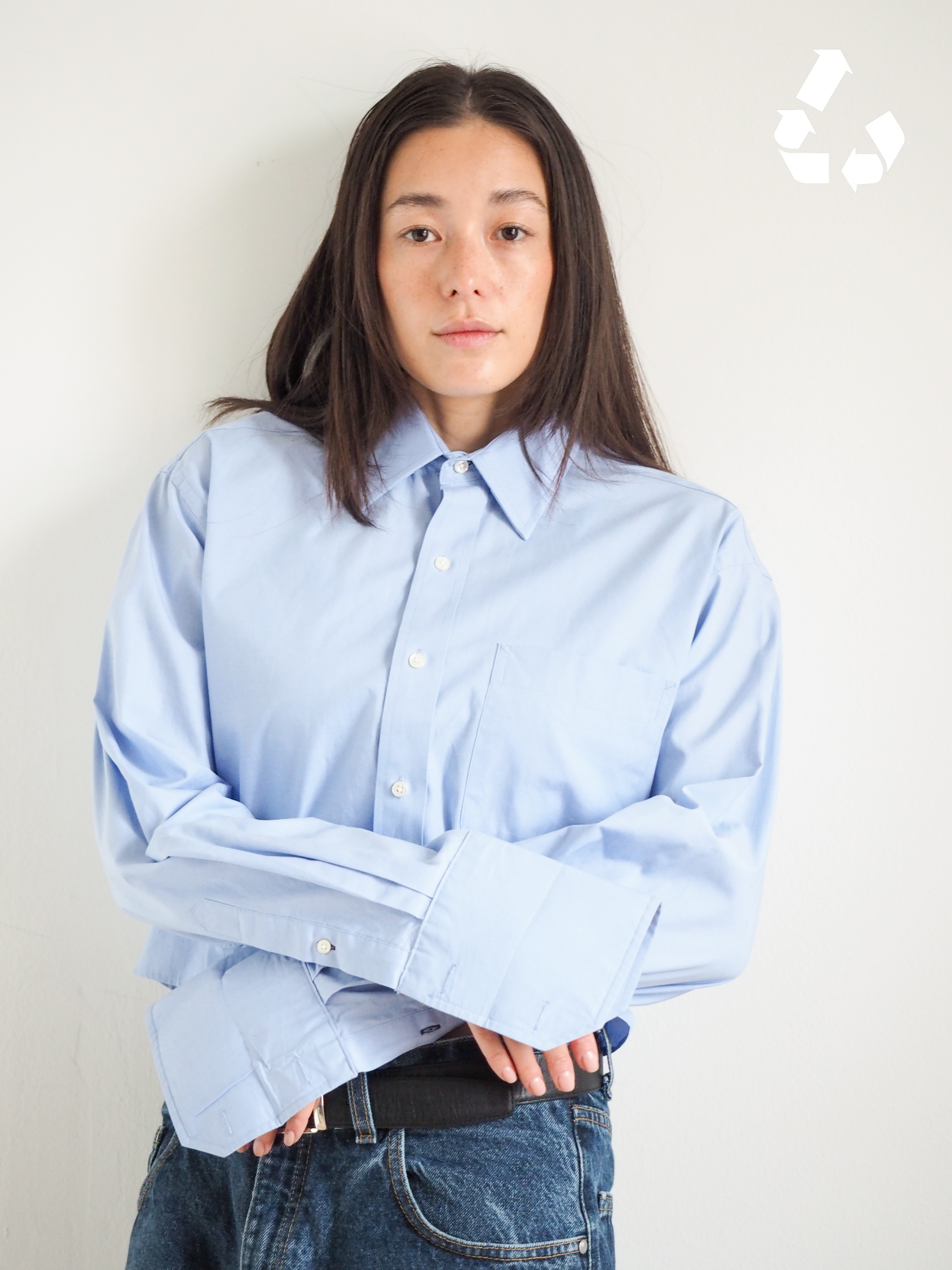 Collective Will Re-Worked Cropped Shirt