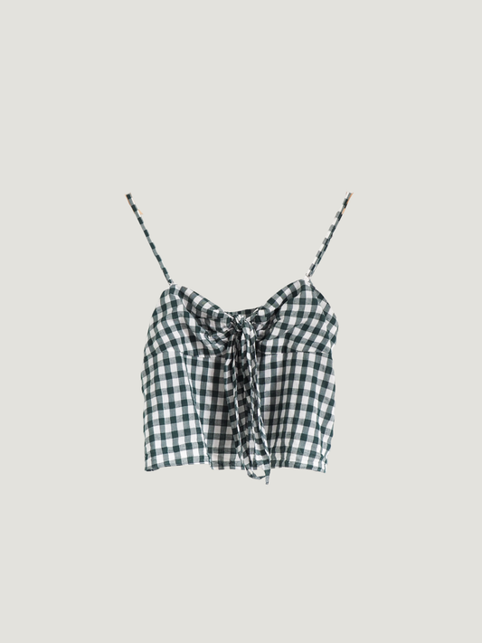 Pre-Owned Club Monaco Gingham Blouse (M)