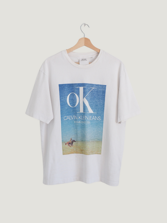 Pre-Owned Calvin Klein OK T-Shirt (M)