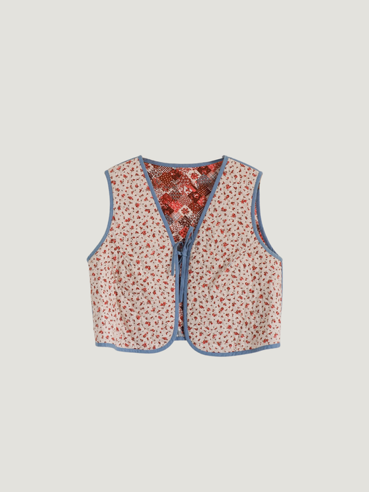 Pre-Owned Fortiv Reversible Quilted Vest (S/M)