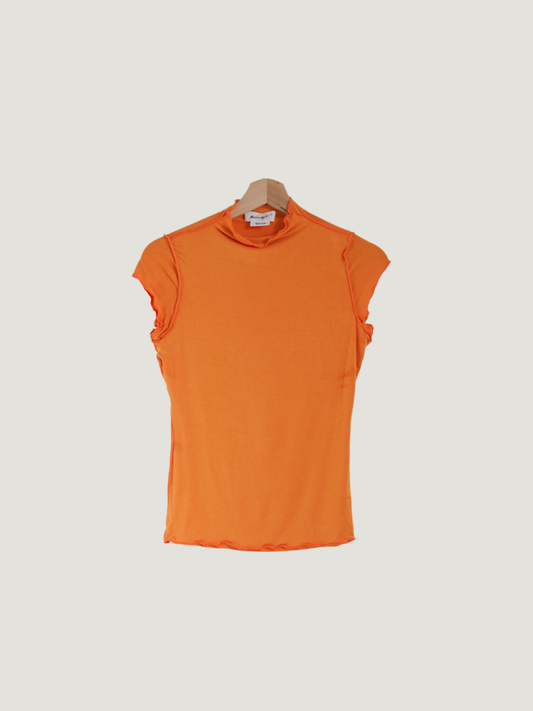 Pre-Owned The Line by K Reese Mock Neck Top (M)