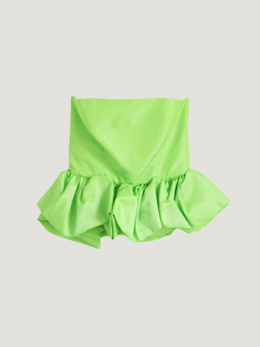 Pre-Owned Zara Ruffle Peplum Top (XS)