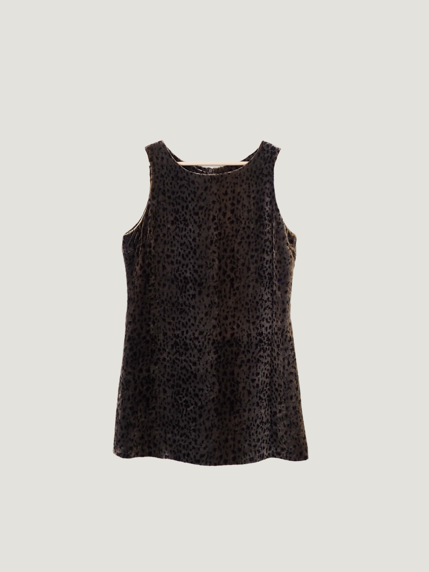 Pre-Owned Vintage Folio Velvet Leopard Dress (S)