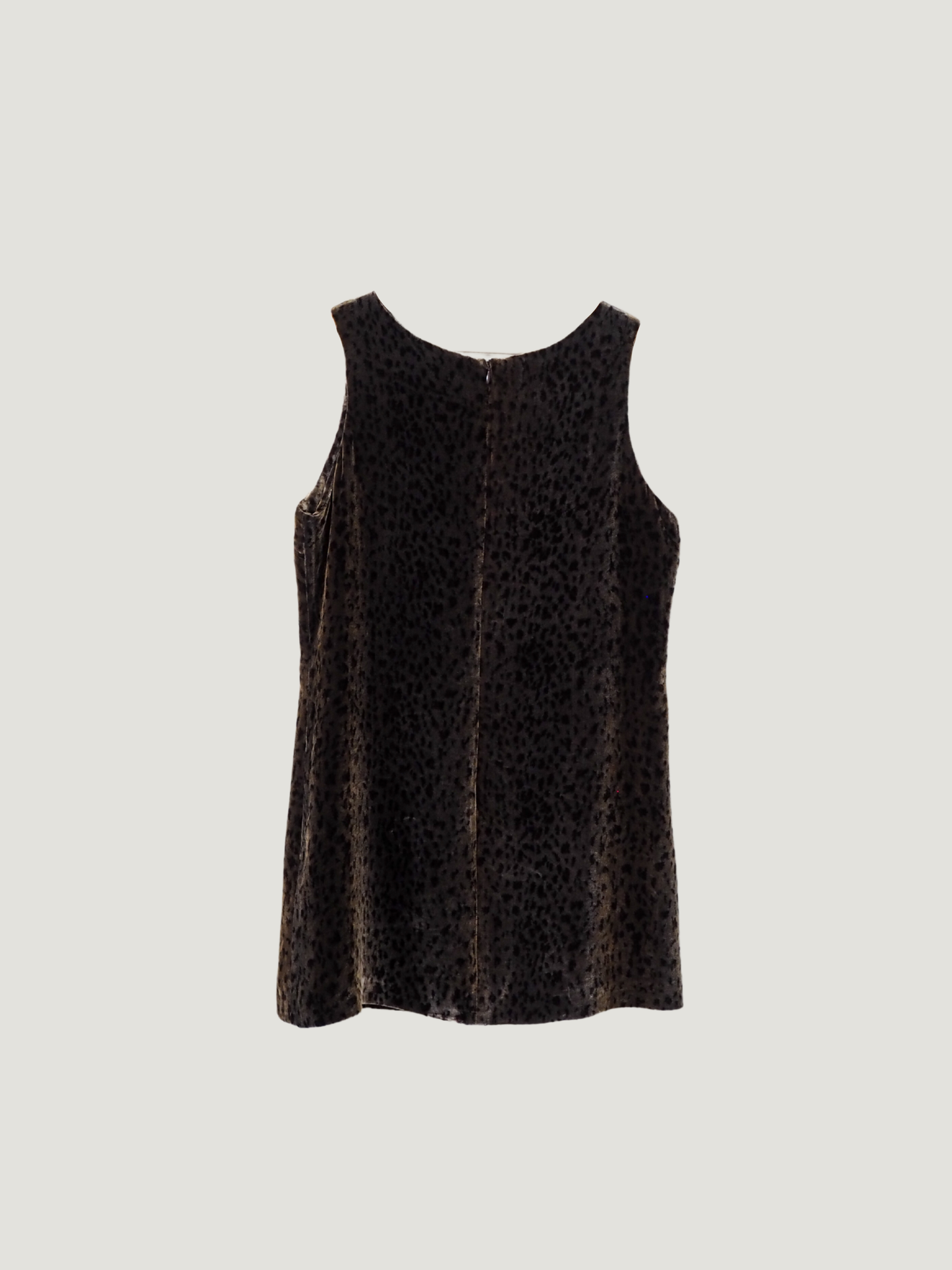 Pre-Owned Vintage Folio Velvet Leopard Dress (S)