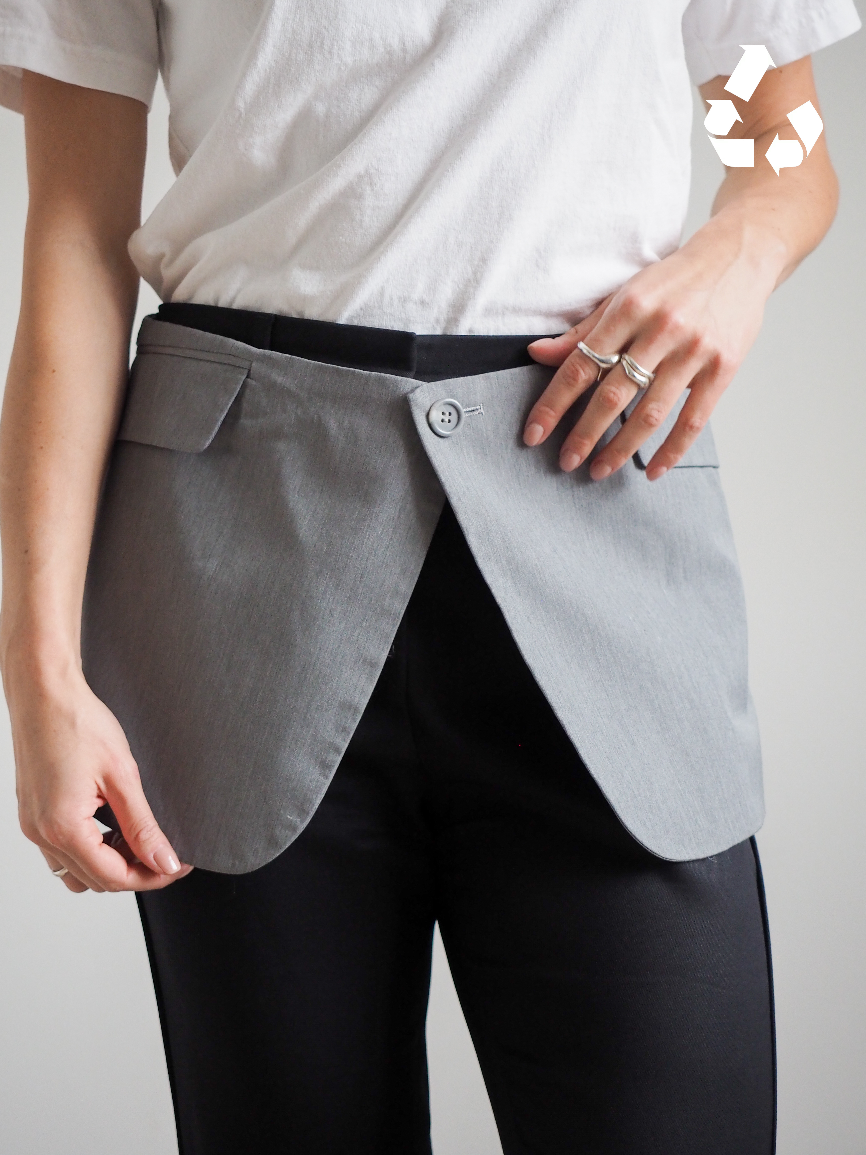 Collective Will Re-Worked Trouser Skirt