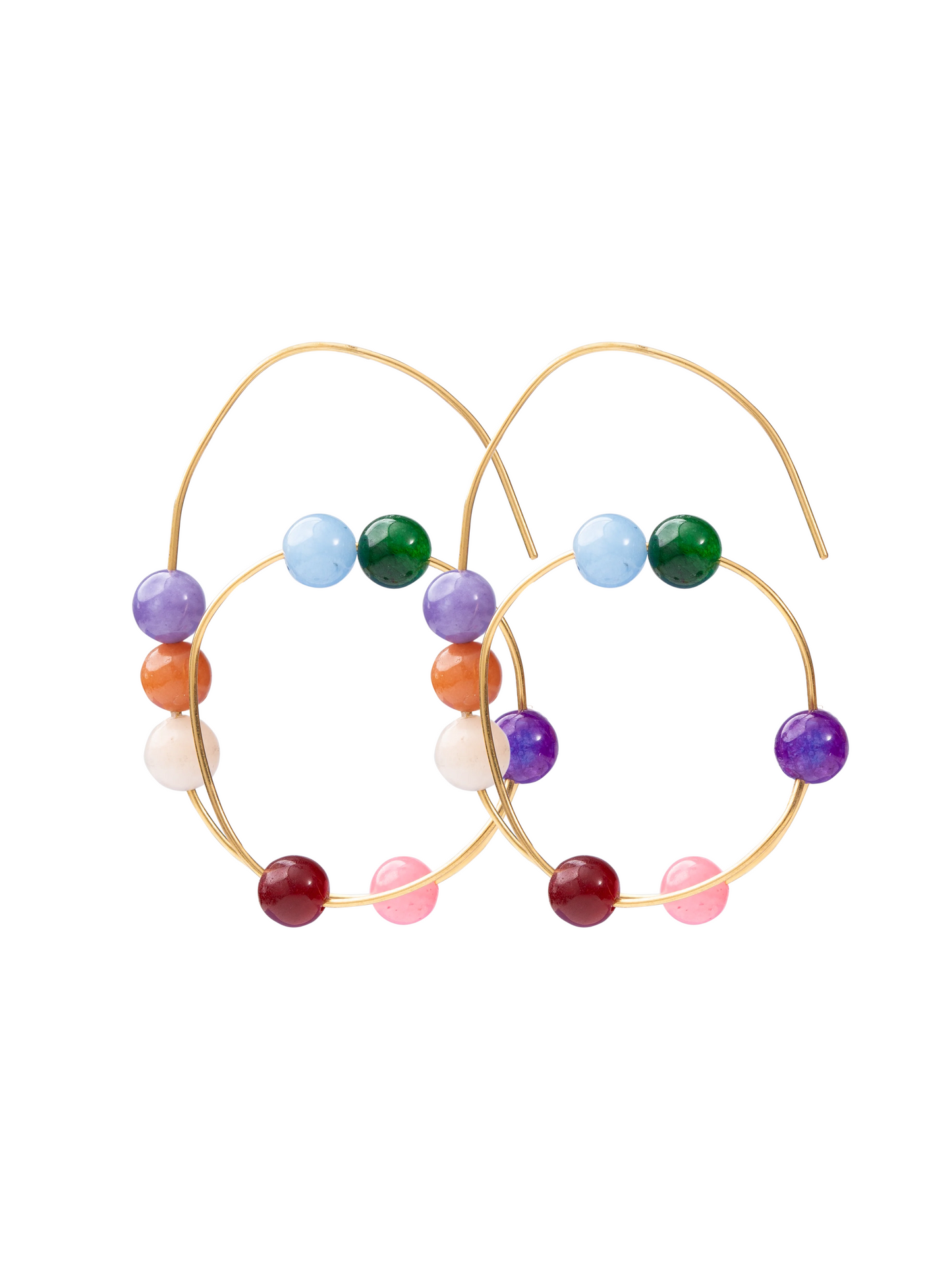 STUDIO ĒNA Rainbow Pearl Earrings