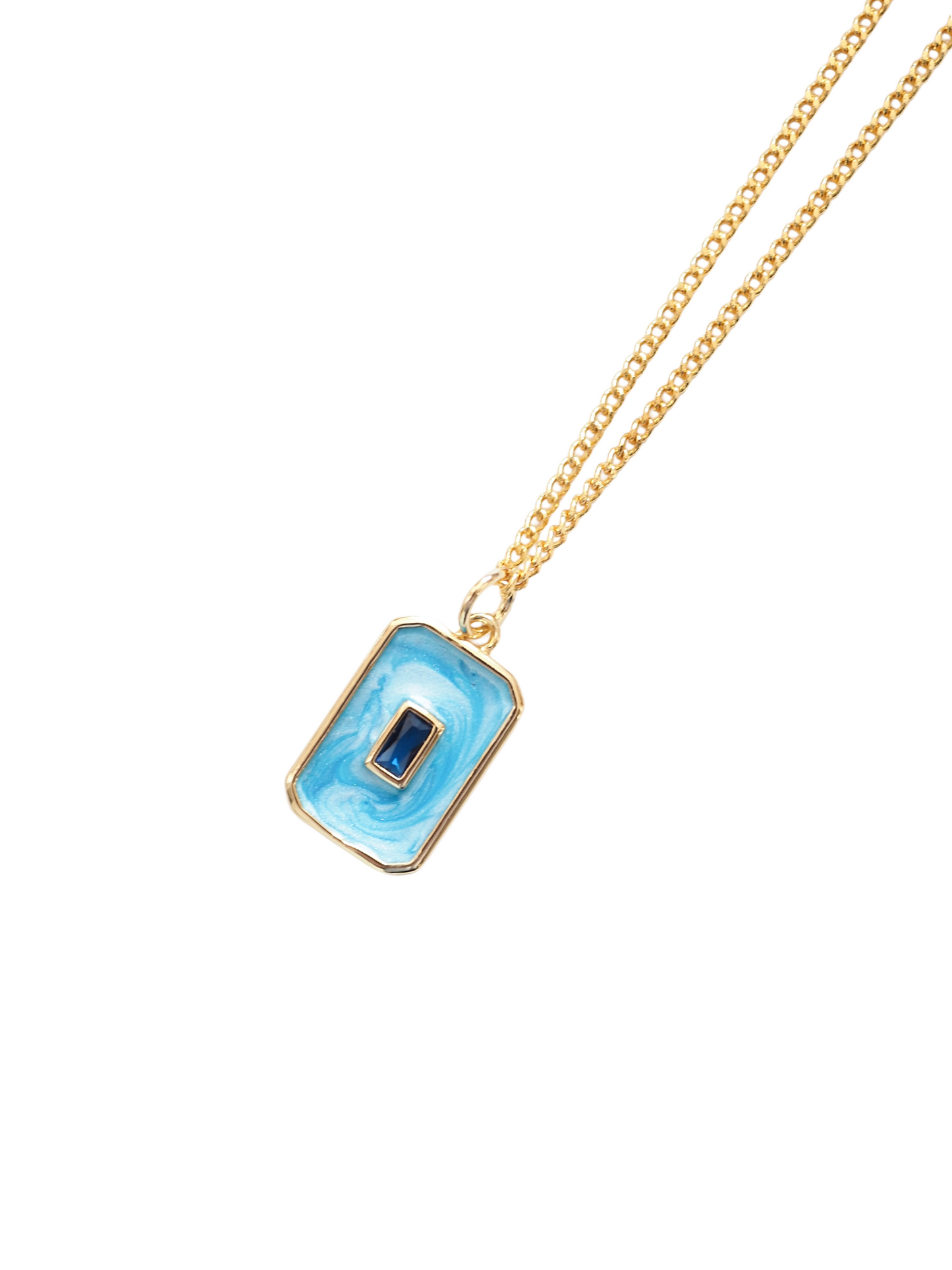 Trendy Trove Azure Pendant Necklace